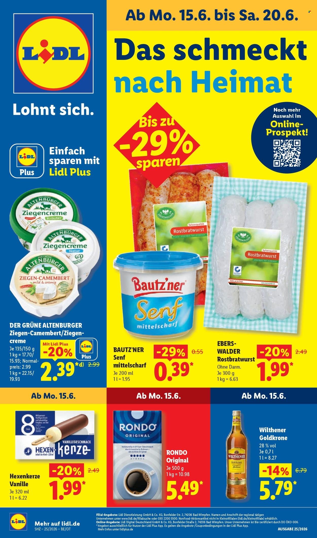 LIDL Prospekt - Ab Montag 15.06.2026