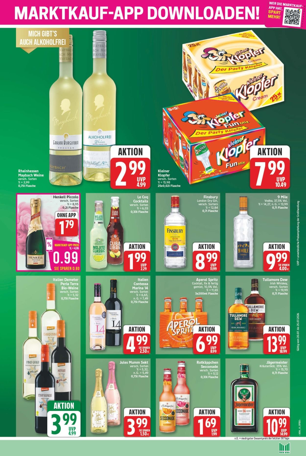 MARKTKAUF Prospekt - Ab Montag 20.07.2026