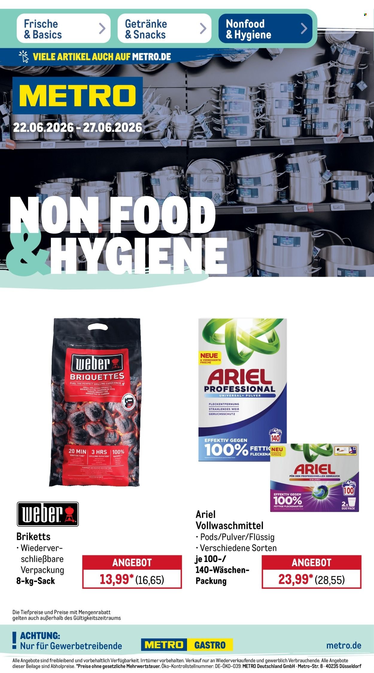 METRO Prospekt - NonFood-Angebote