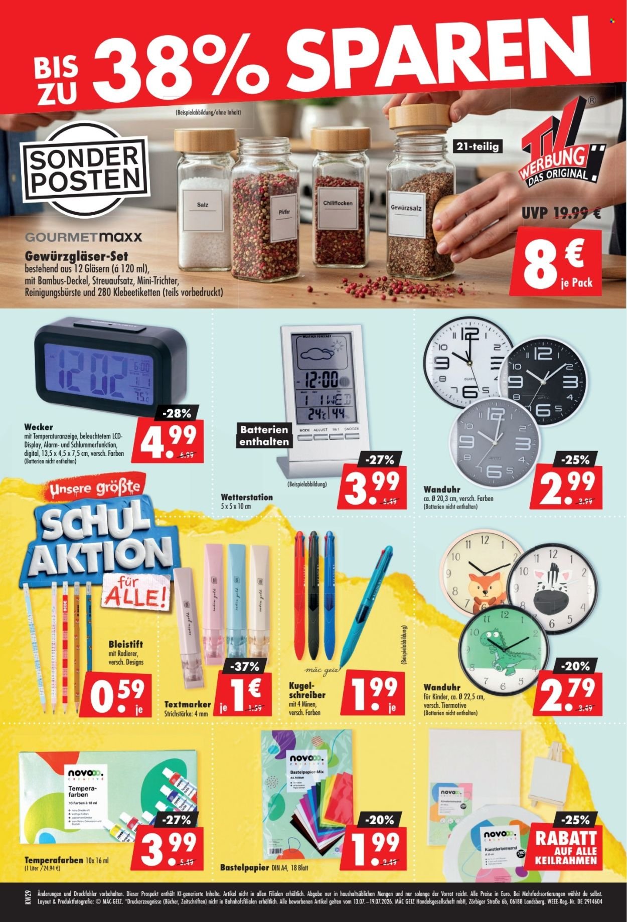 MÄC-GEIZ Prospekt - Ab Montag 13.07.2026