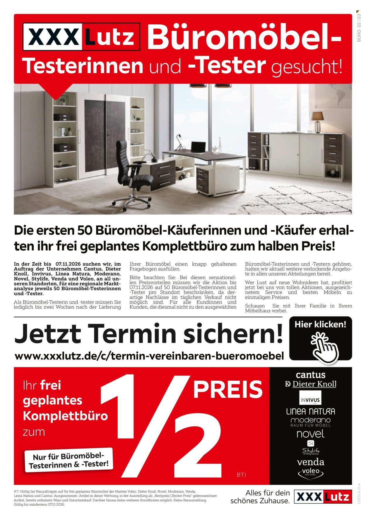 XXXLUTZ Prospekt - Büro Spezial