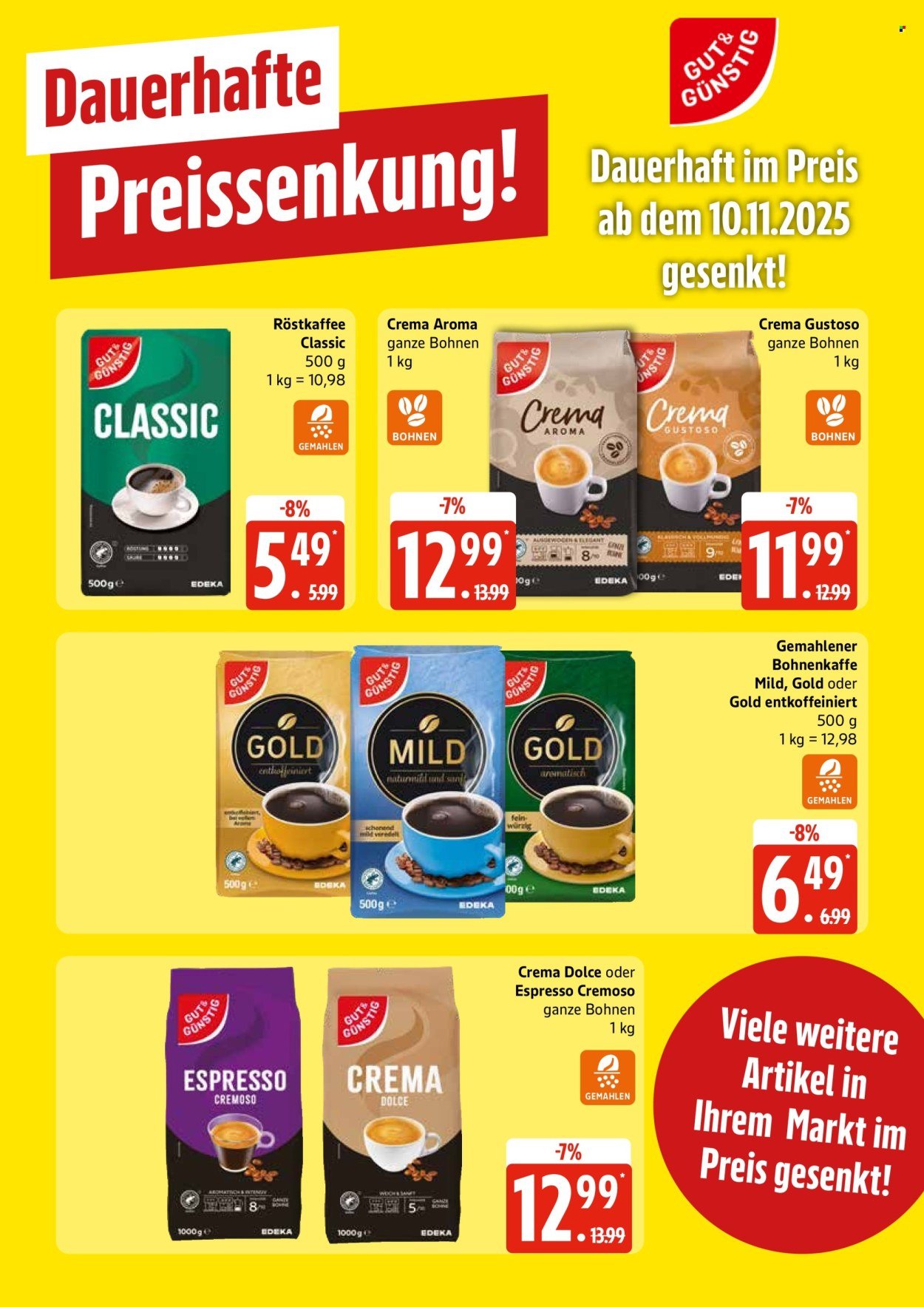 EDEKA Prospekt - Ab Montag 10.11.2025