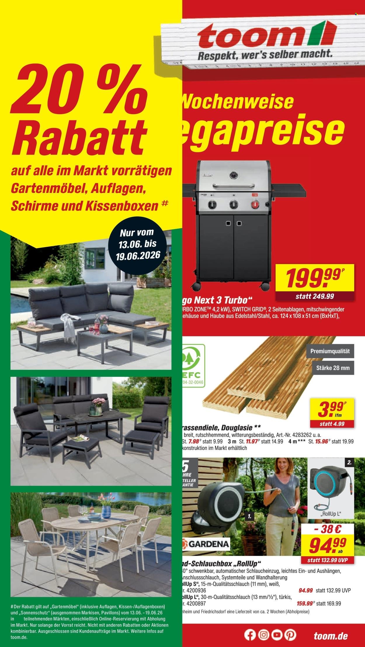 TOOM BAUMARKT Prospekt - Ab Samstag 13.06.2026