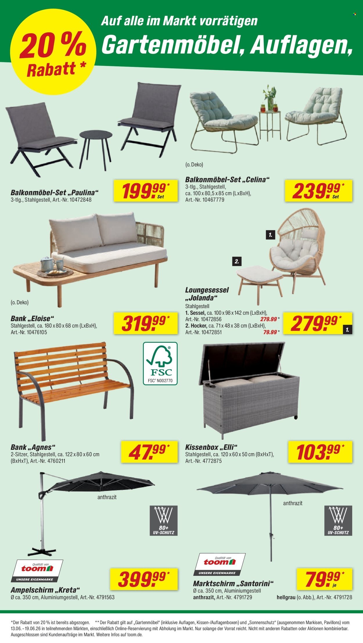 TOOM BAUMARKT Prospekt - Ab Samstag 13.06.2026