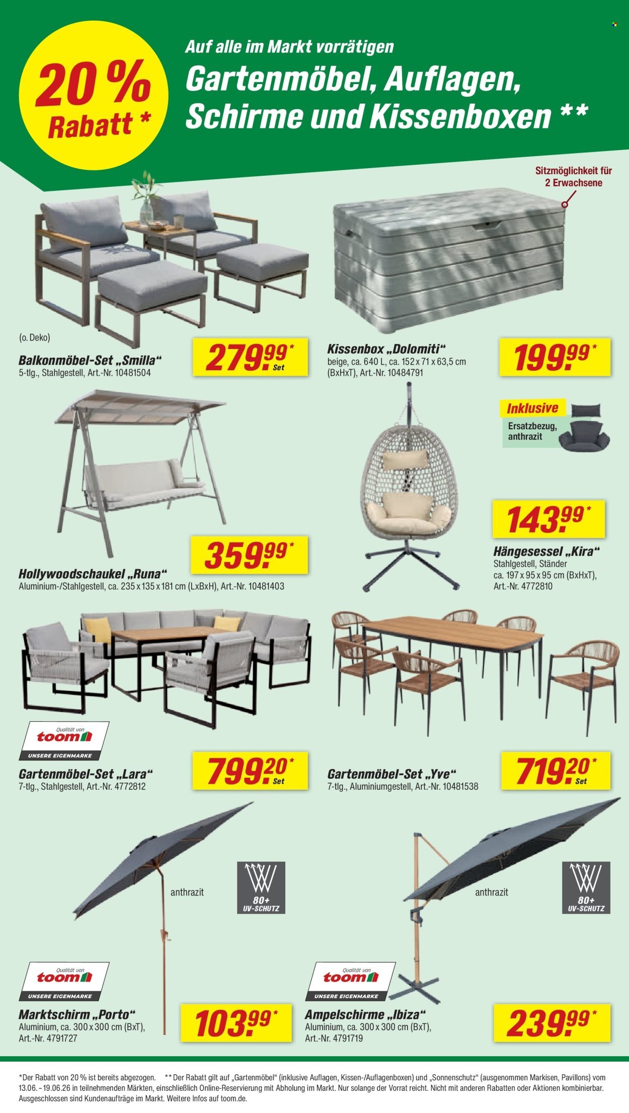 TOOM BAUMARKT Prospekt - Ab Samstag 13.06.2026