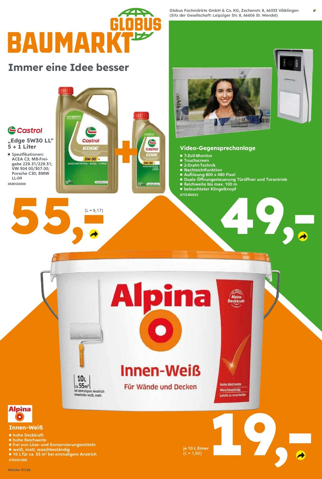 GLOBUS BAUMARKT Prospekt - Ab Montag 7.09.2026