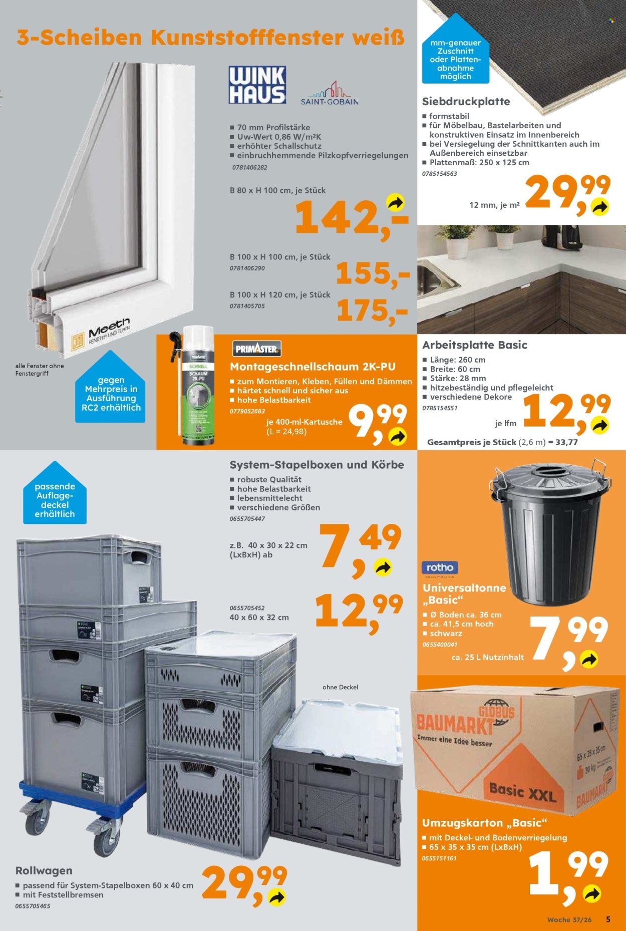 GLOBUS BAUMARKT Prospekt - Ab Montag 7.09.2026