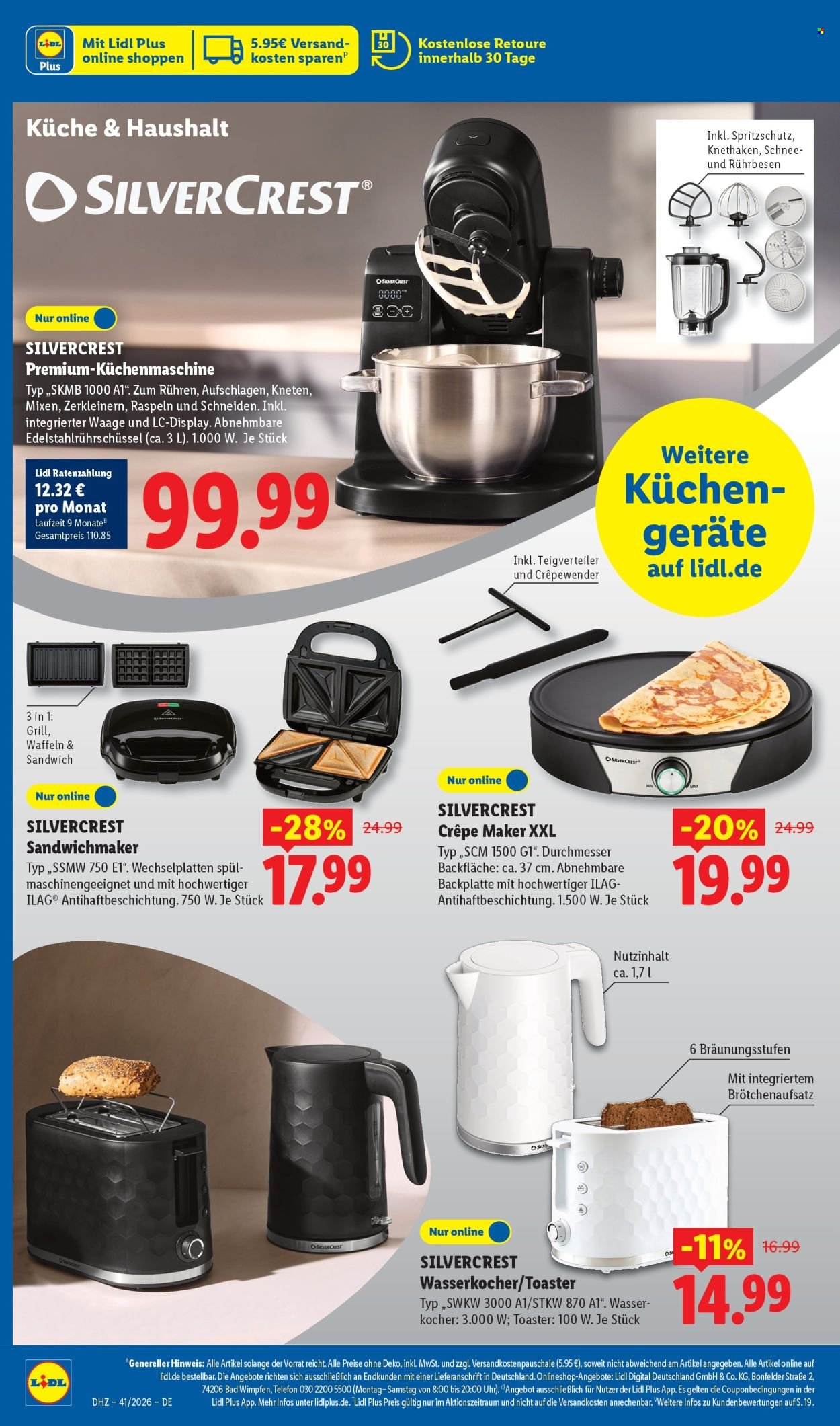 LIDL Prospekt - Ab Montag 5.10.2026