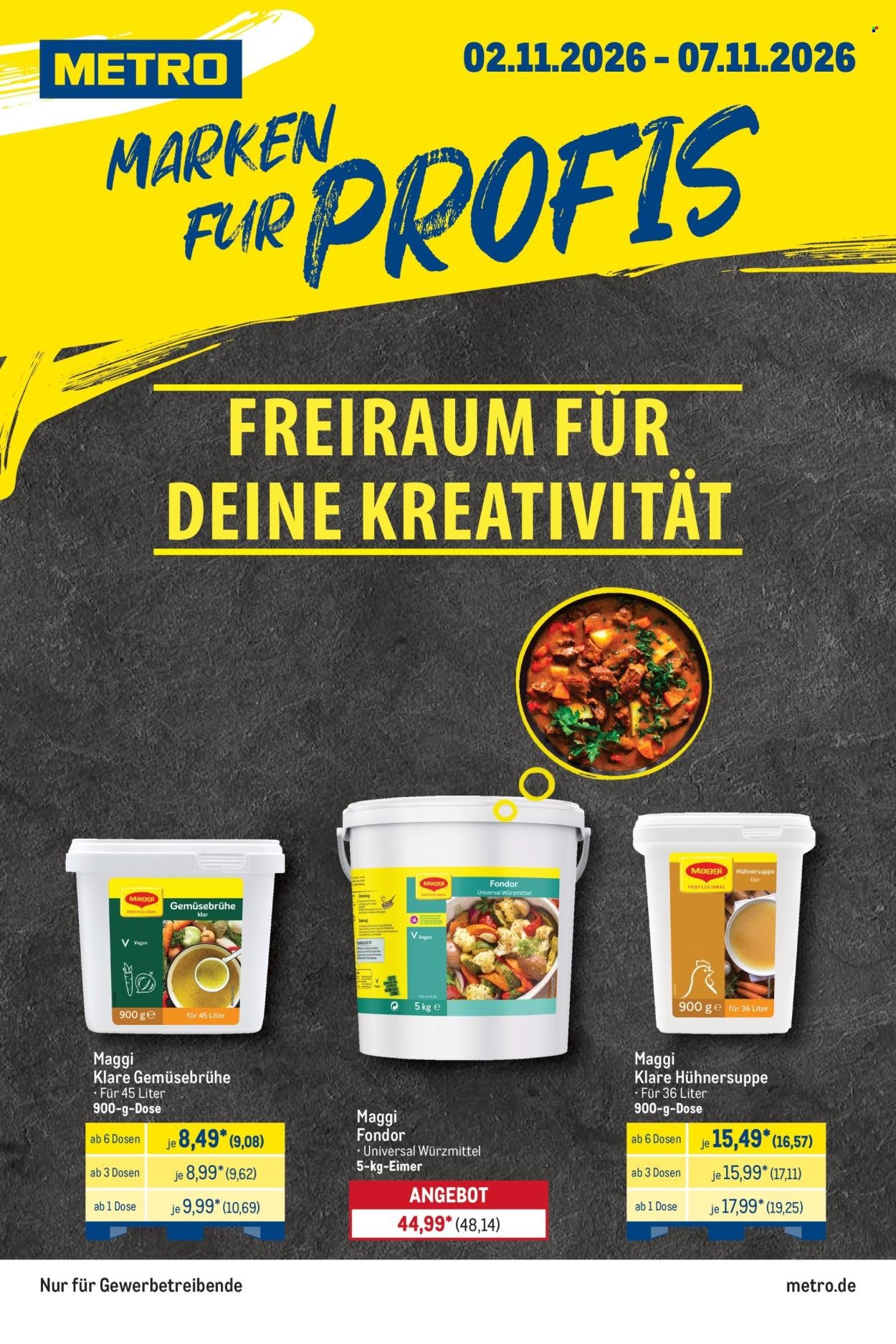 METRO Prospekt - Marken für Profis