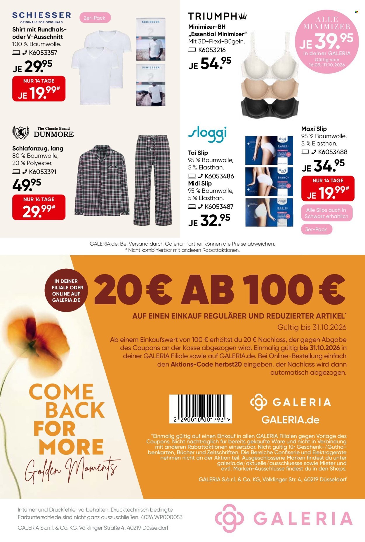 GALERIA KARSTADT KAUFHOF Prospekt - Ab Montag 28.09.2026