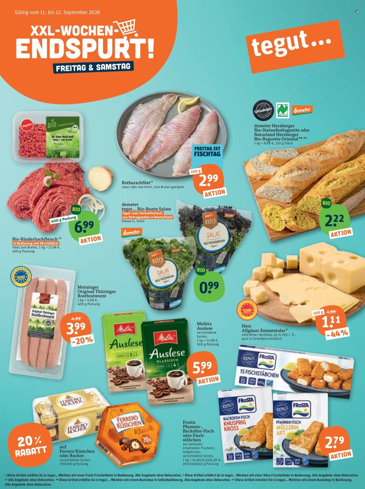 TEGUT... Prospekt - Ab Montag 7.09.2026