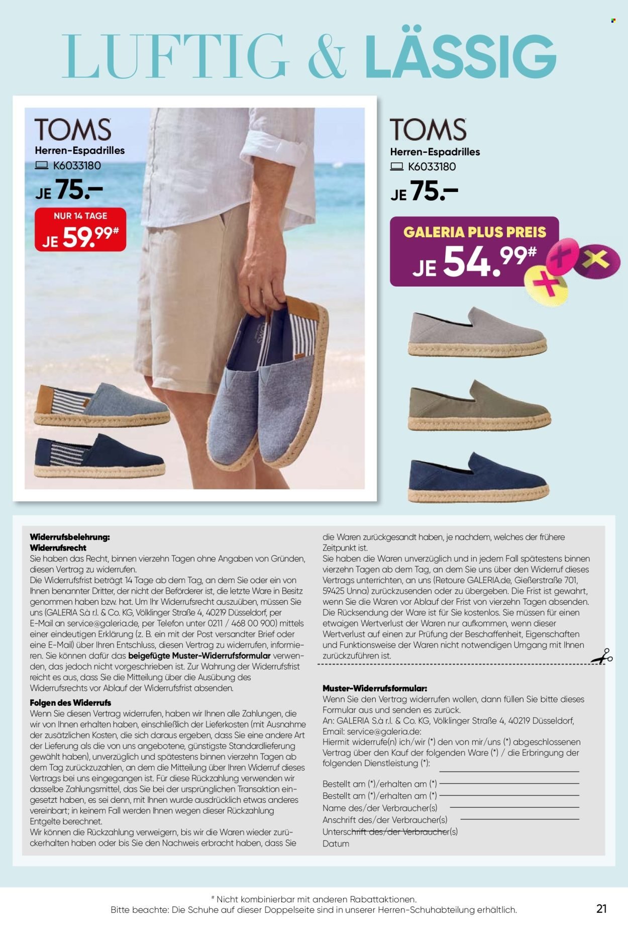 GALERIA KARSTADT KAUFHOF Prospekt - Ab Montag 11.05.2026