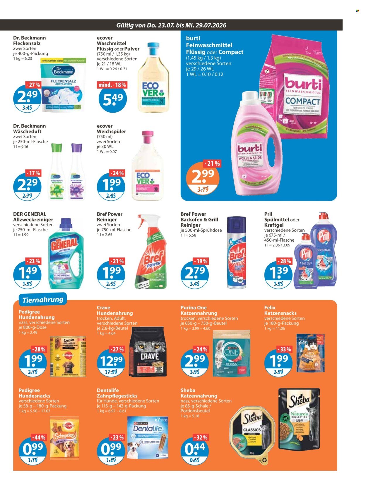 V-MARKT Prospekt - Ab Donnerstag 23.07.2026