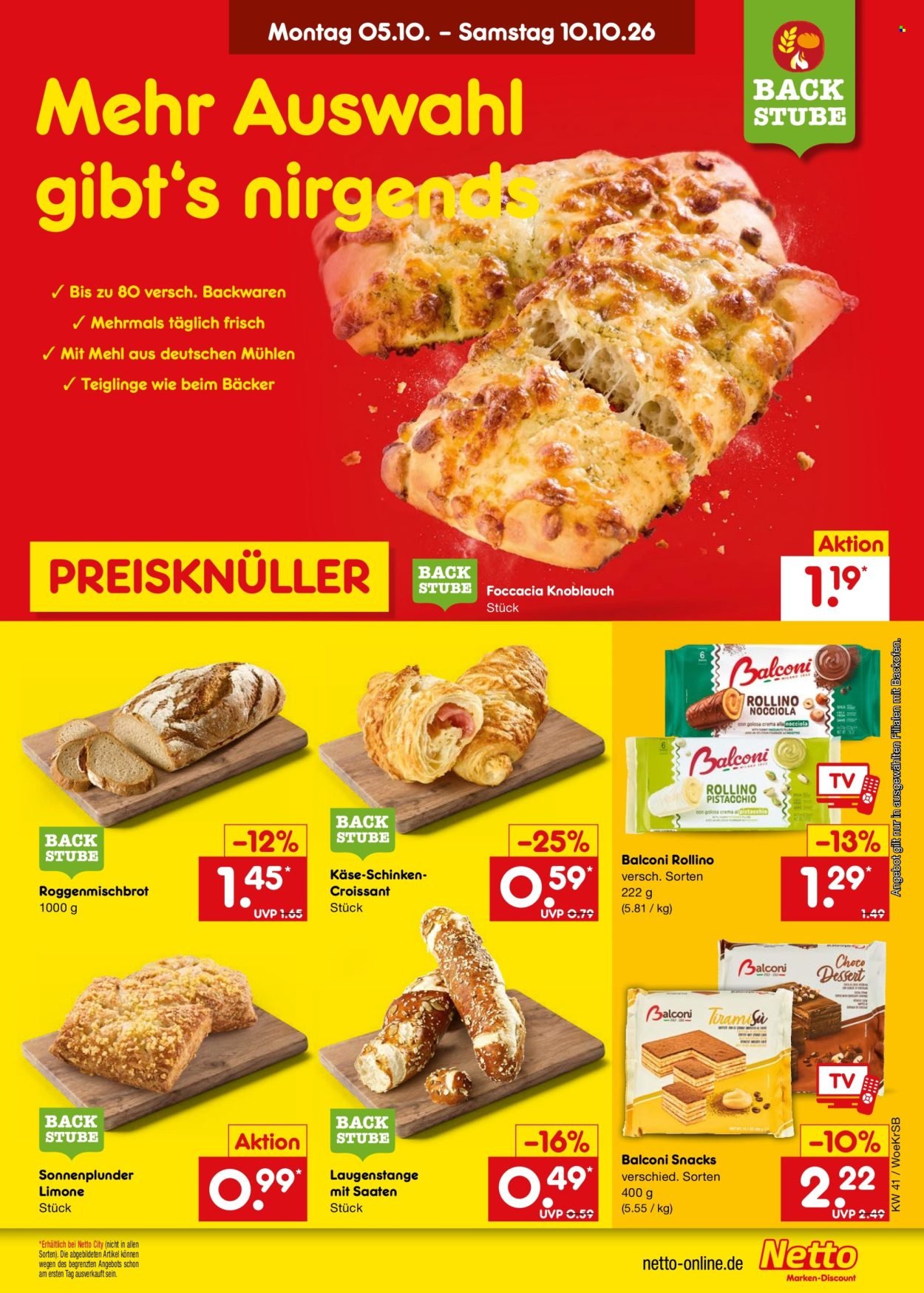 NETTO MARKEN-DISCOUNT Prospekt - Ab Montag 5.10.2026