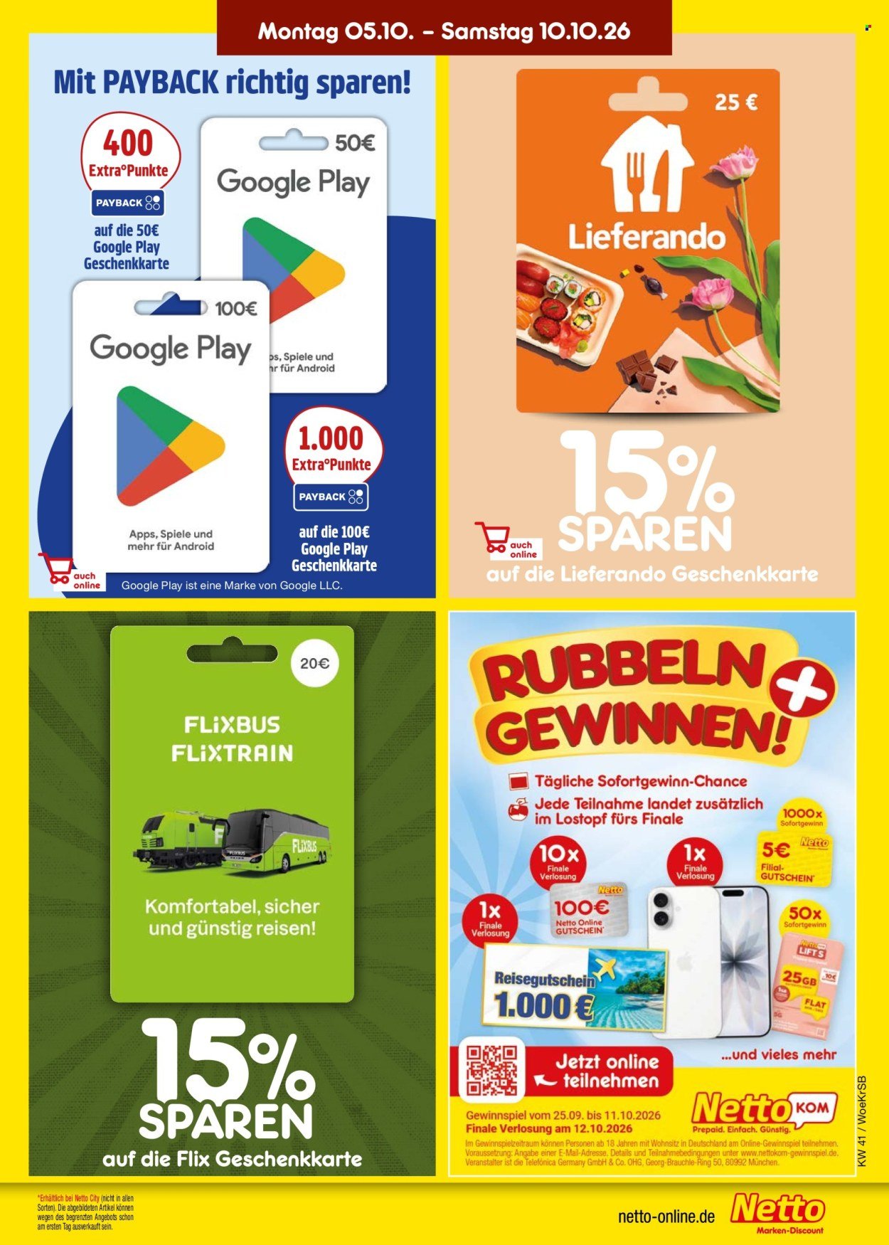 NETTO MARKEN-DISCOUNT Prospekt - Ab Montag 5.10.2026