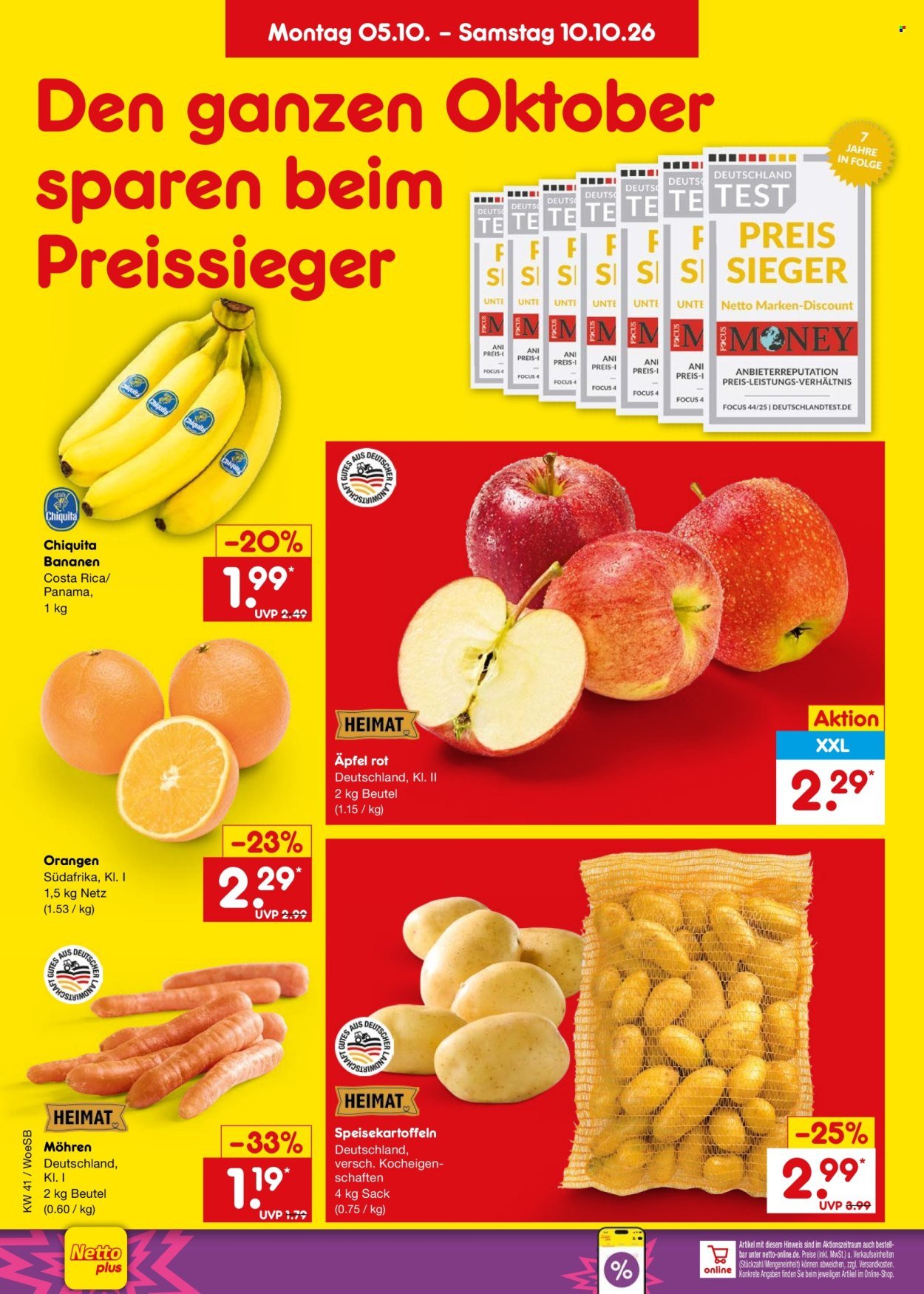 NETTO MARKEN-DISCOUNT Prospekt - Ab Montag 5.10.2026