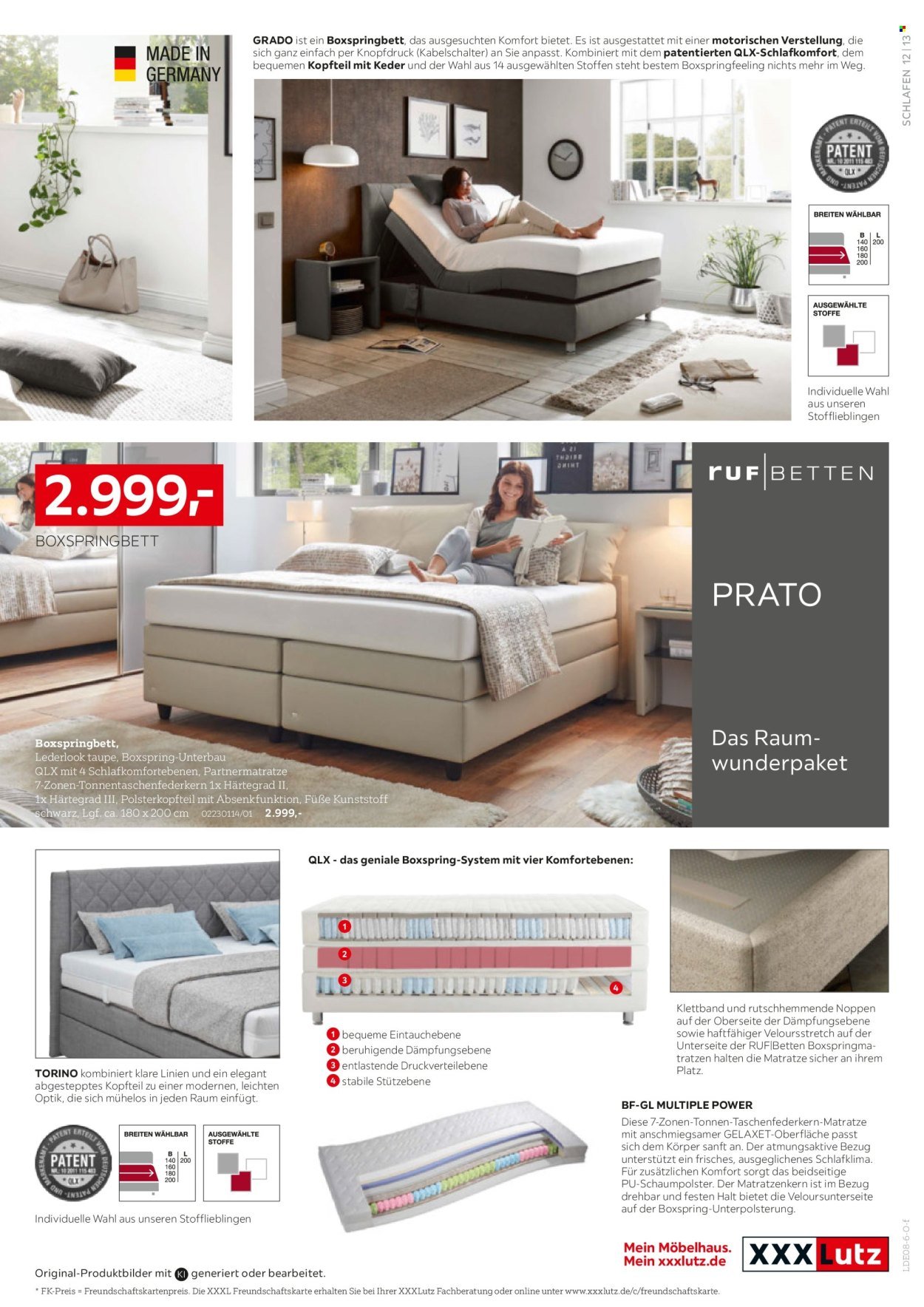 XXXLUTZ Prospekt - Boxspringbetten Spezial