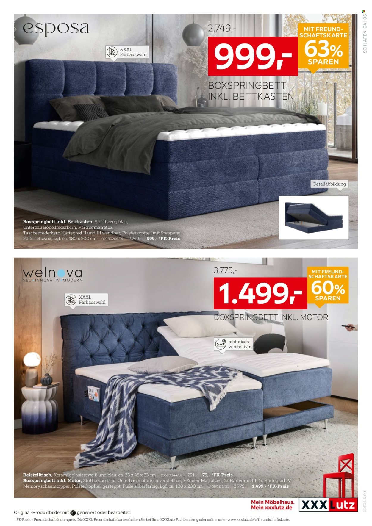 XXXLUTZ Prospekt - Boxspringbetten Spezial