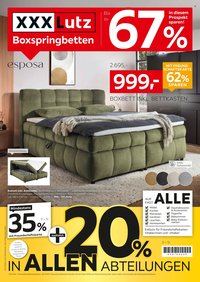 XXXLUTZ Prospekt - Boxspringbetten Spezial