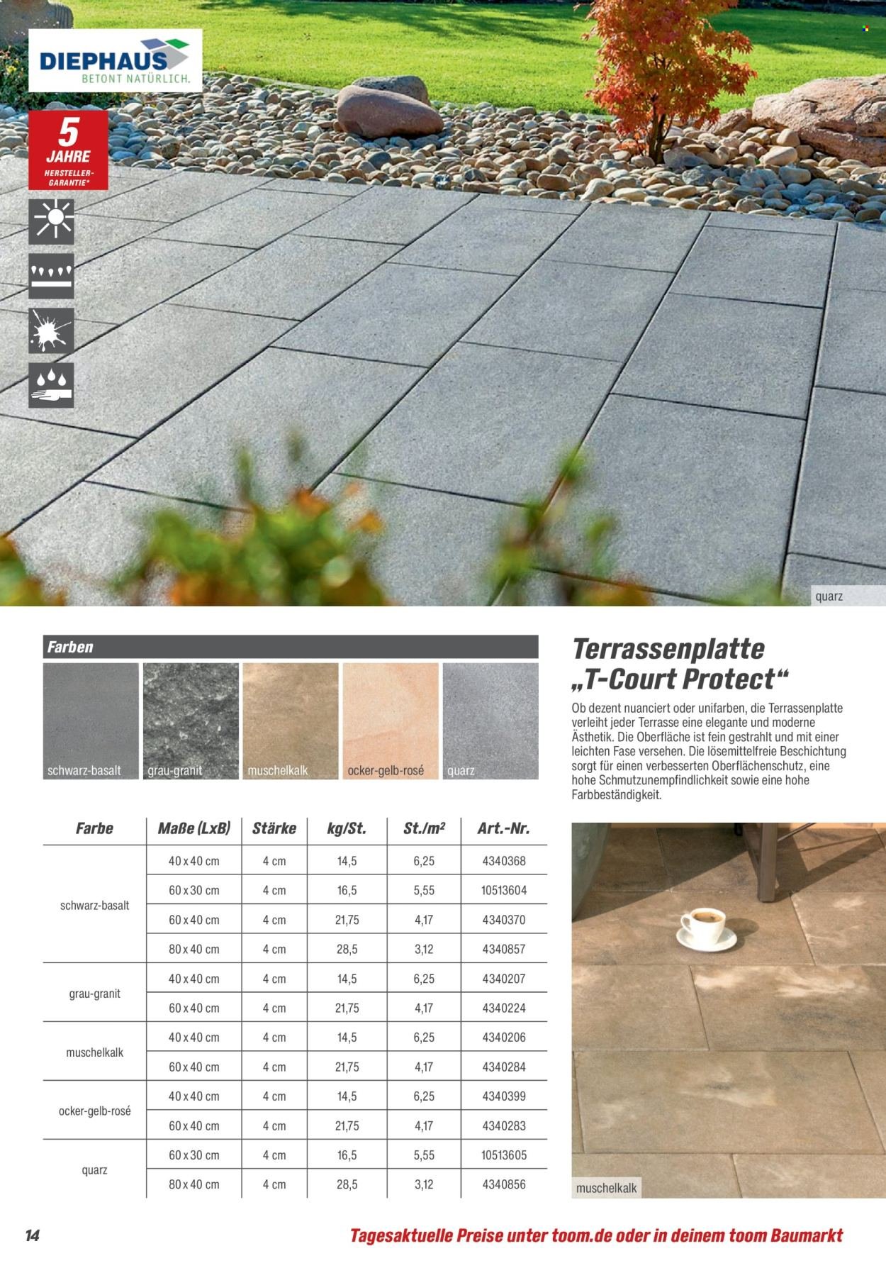 TOOM BAUMARKT Prospekt - Gartenbaustoffe