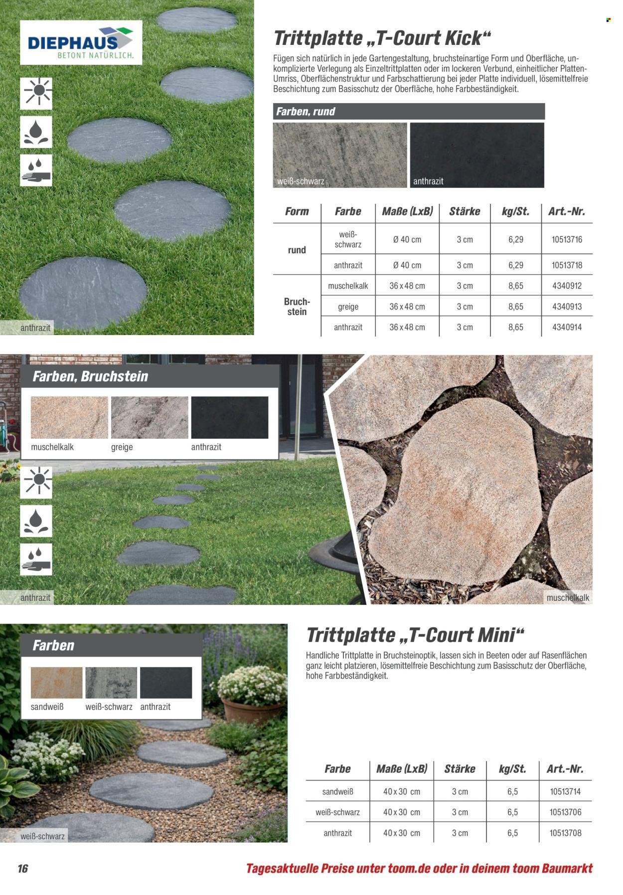 TOOM BAUMARKT Prospekt - Gartenbaustoffe