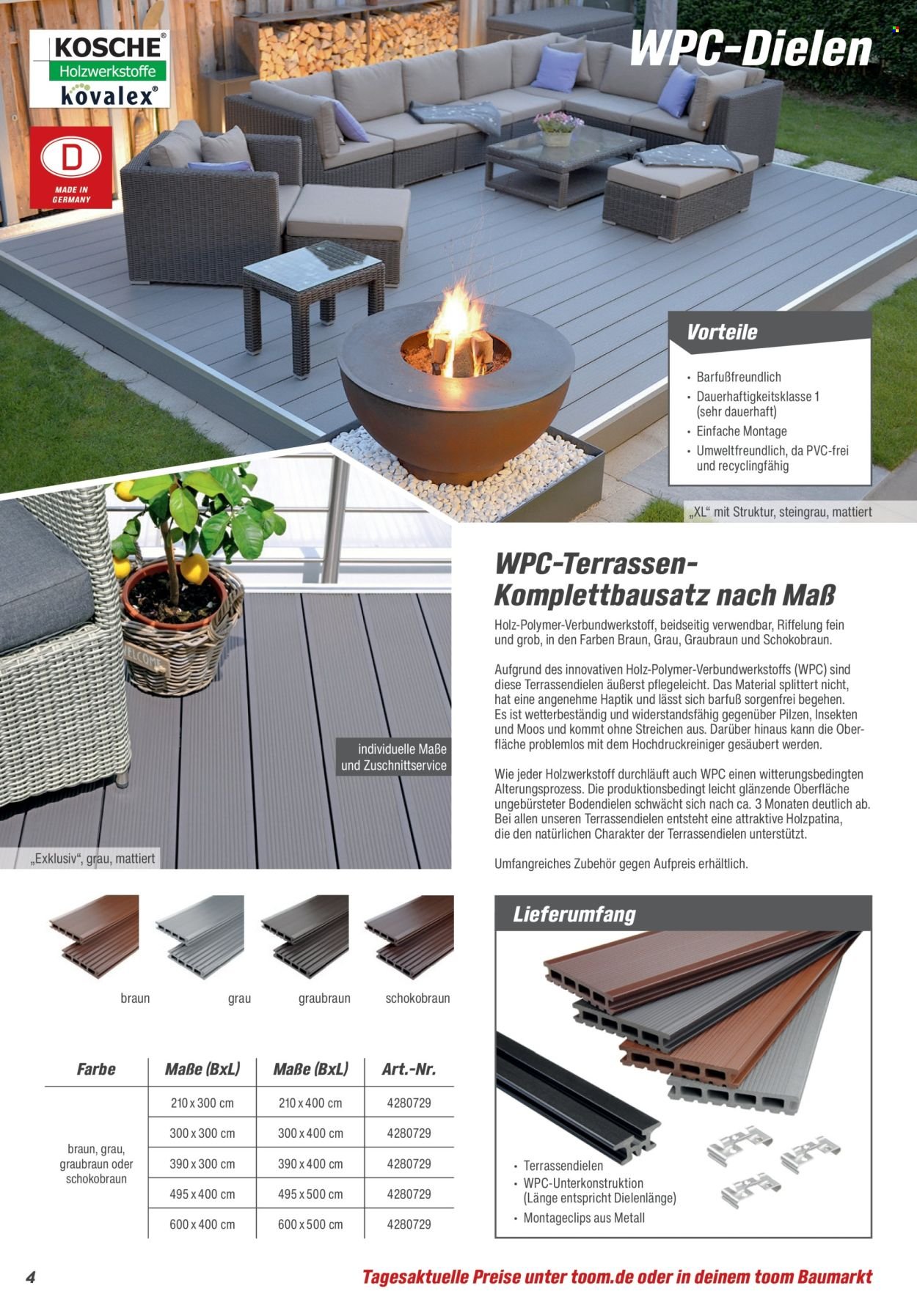TOOM BAUMARKT Prospekt - Gartenbaustoffe