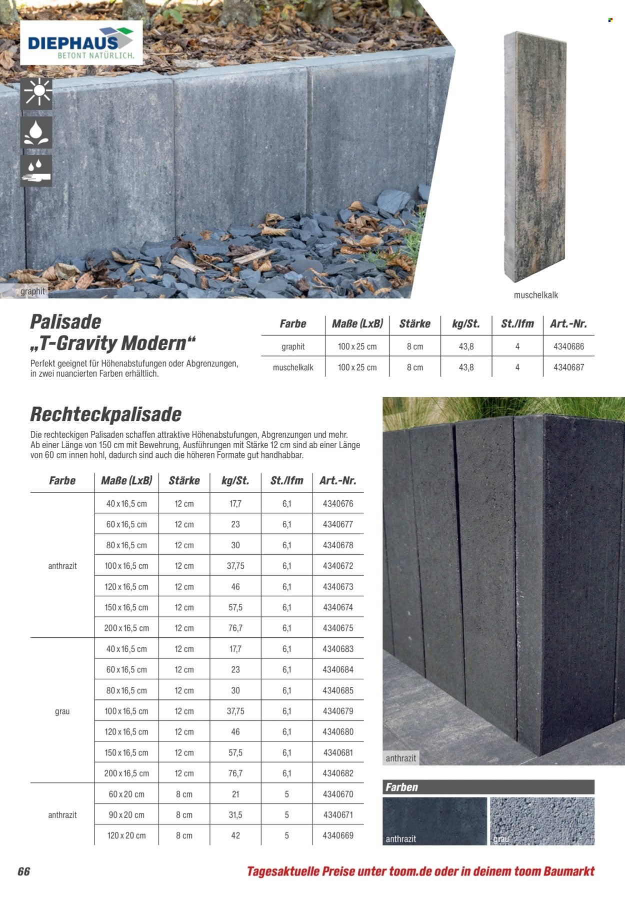 TOOM BAUMARKT Prospekt - Gartenbaustoffe
