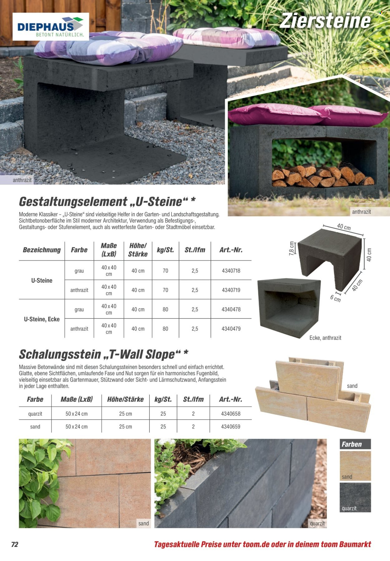 TOOM BAUMARKT Prospekt - Gartenbaustoffe
