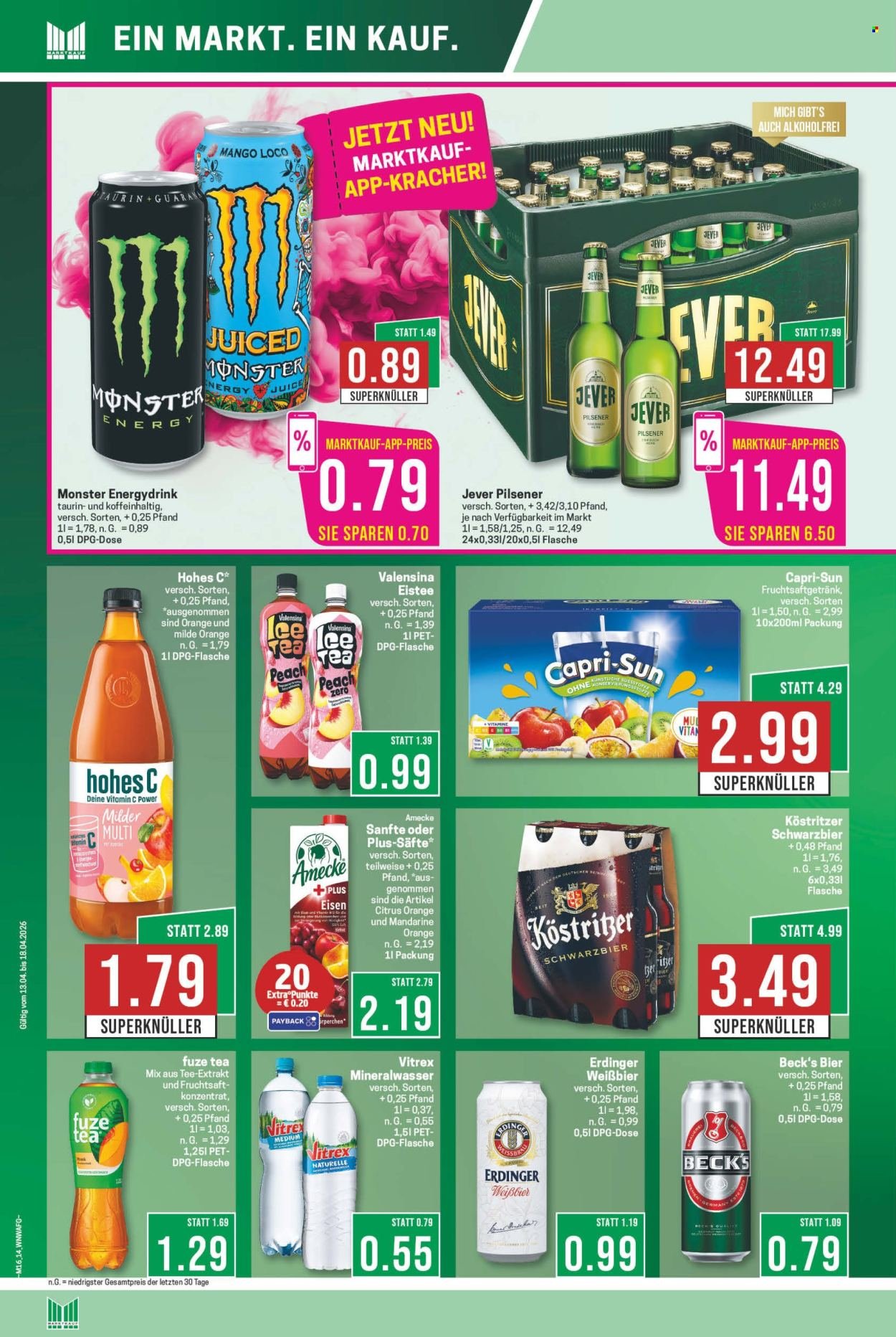 MARKTKAUF Prospekt - Ab Montag 13.04.2026 (2026-04-13 - 2026-04-18)