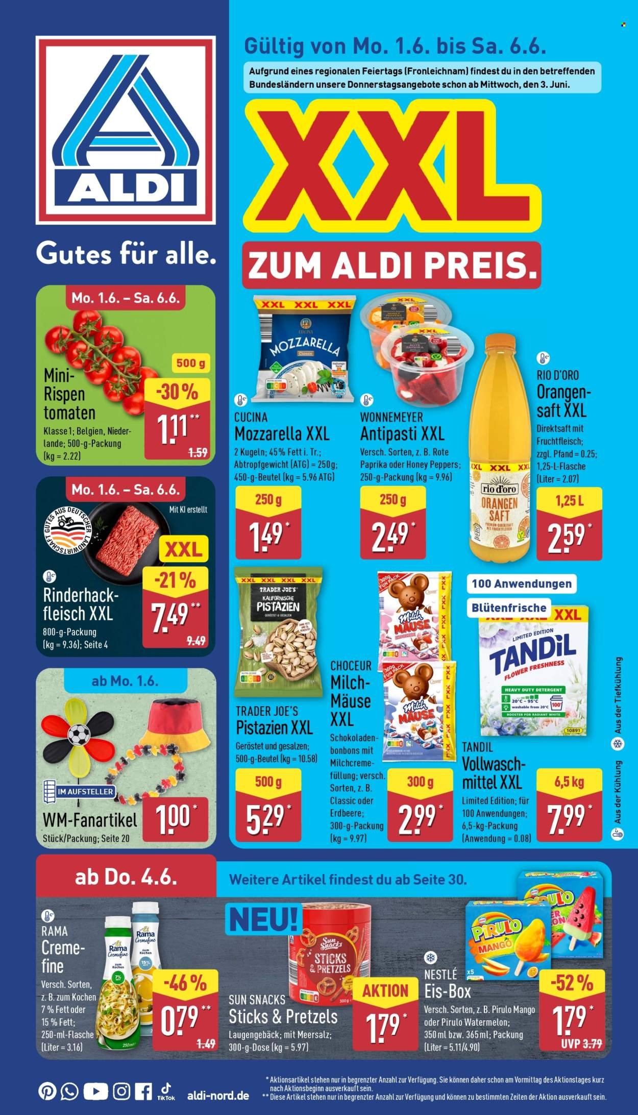 ALDI NORD Prospekt - Ab Montag 1.06.2026 (2026-06-01 - 2026-06-06)