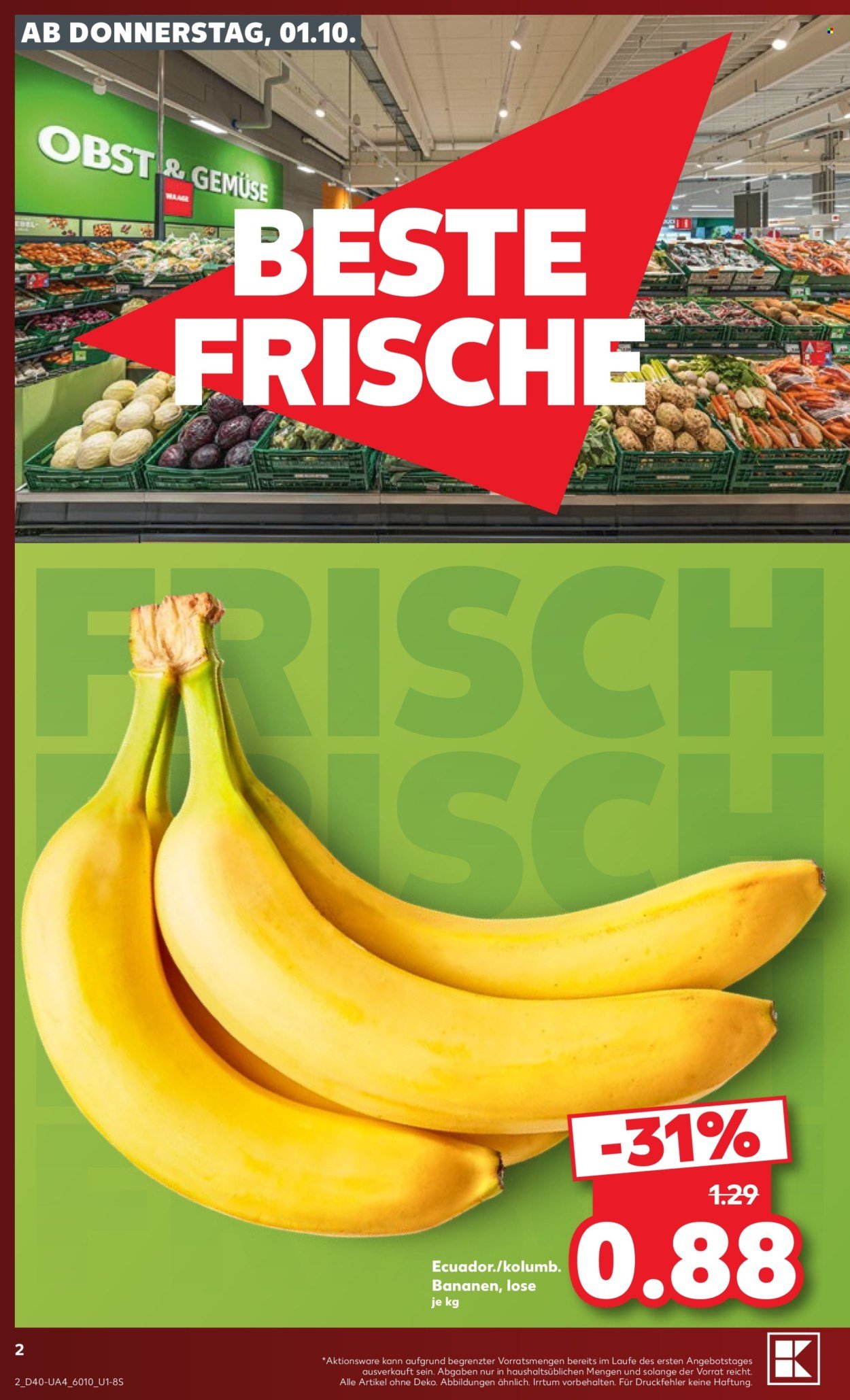 KAUFLAND Prospekt - Ab Donnerstag 1.10.2026