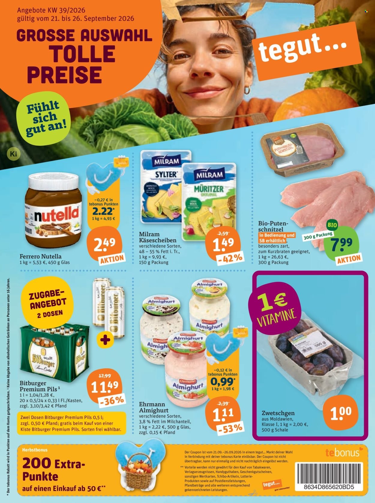 TEGUT... Prospekt - Ab Montag 21.09.2026