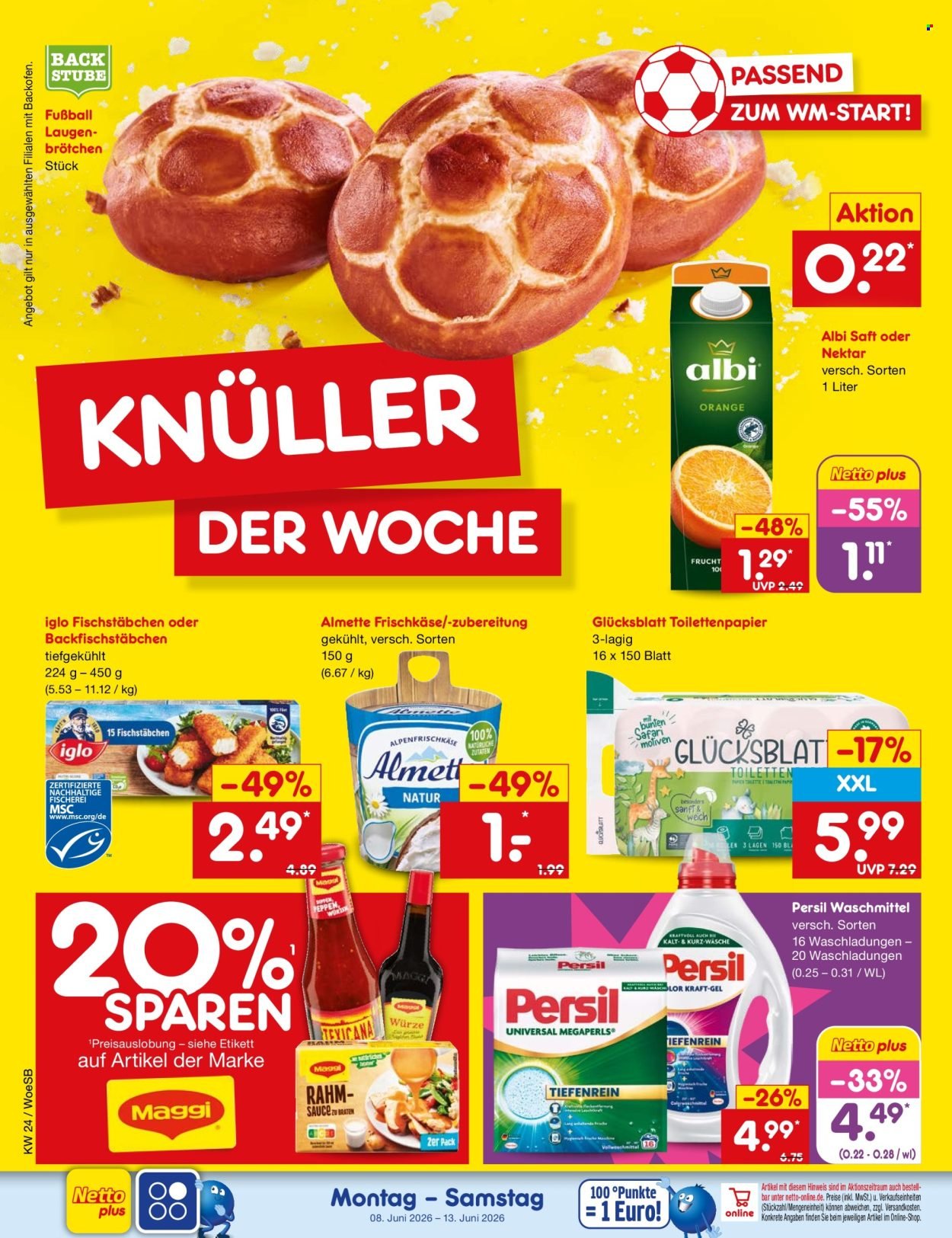NETTO MARKEN-DISCOUNT Prospekt - Ab Montag 8.06.2026