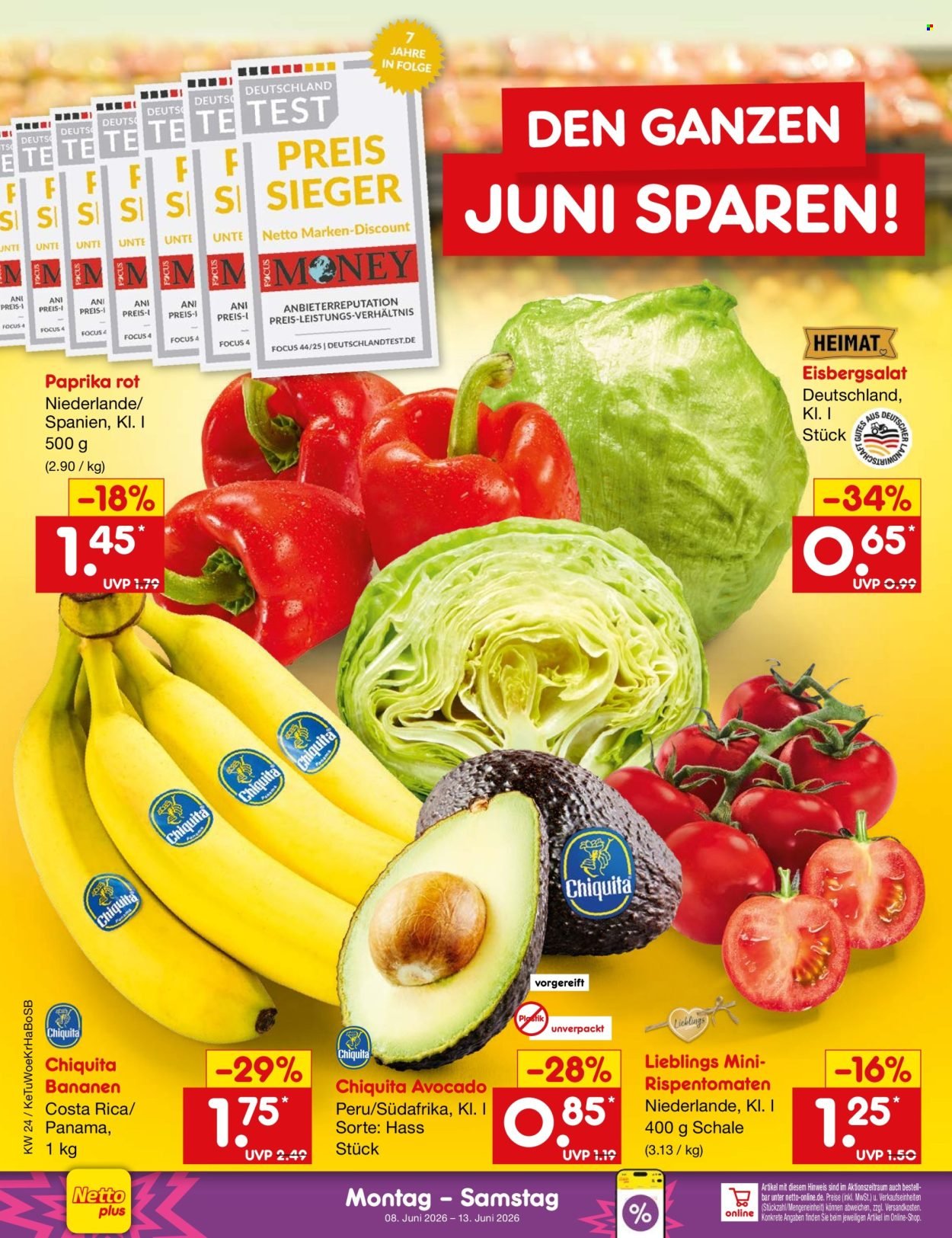 NETTO MARKEN-DISCOUNT Prospekt - Ab Montag 8.06.2026