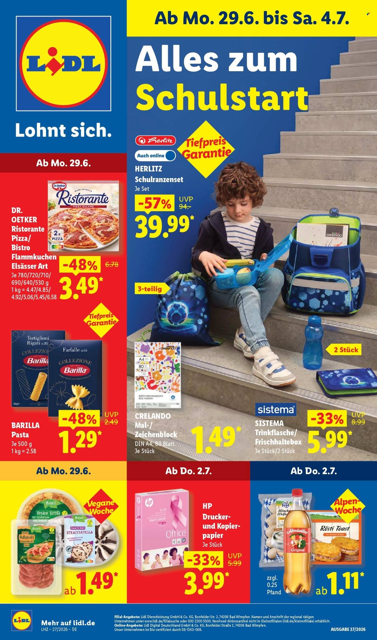 LIDL Prospekt - Ab Montag 29.06.2026