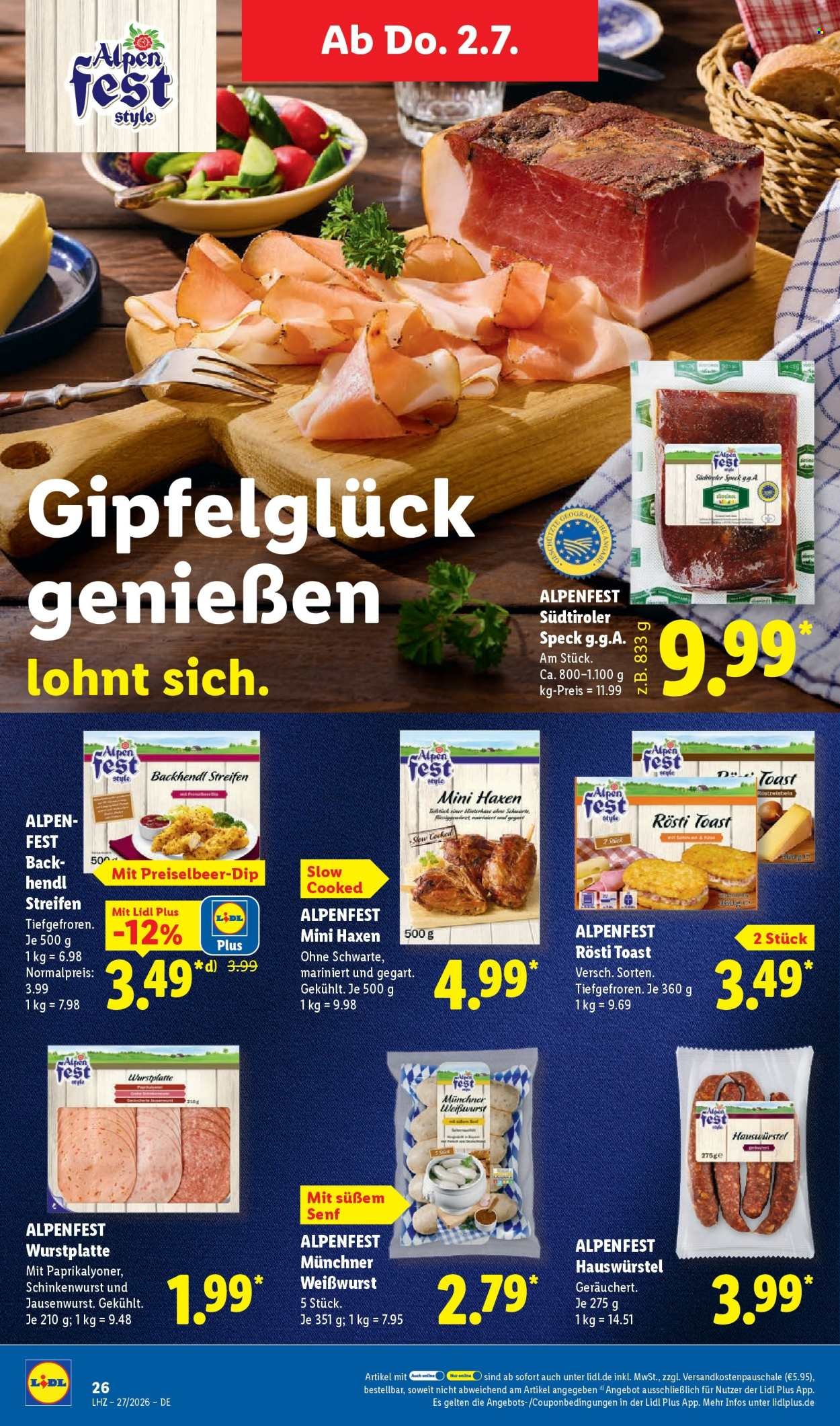 LIDL Prospekt - Ab Montag 29.06.2026