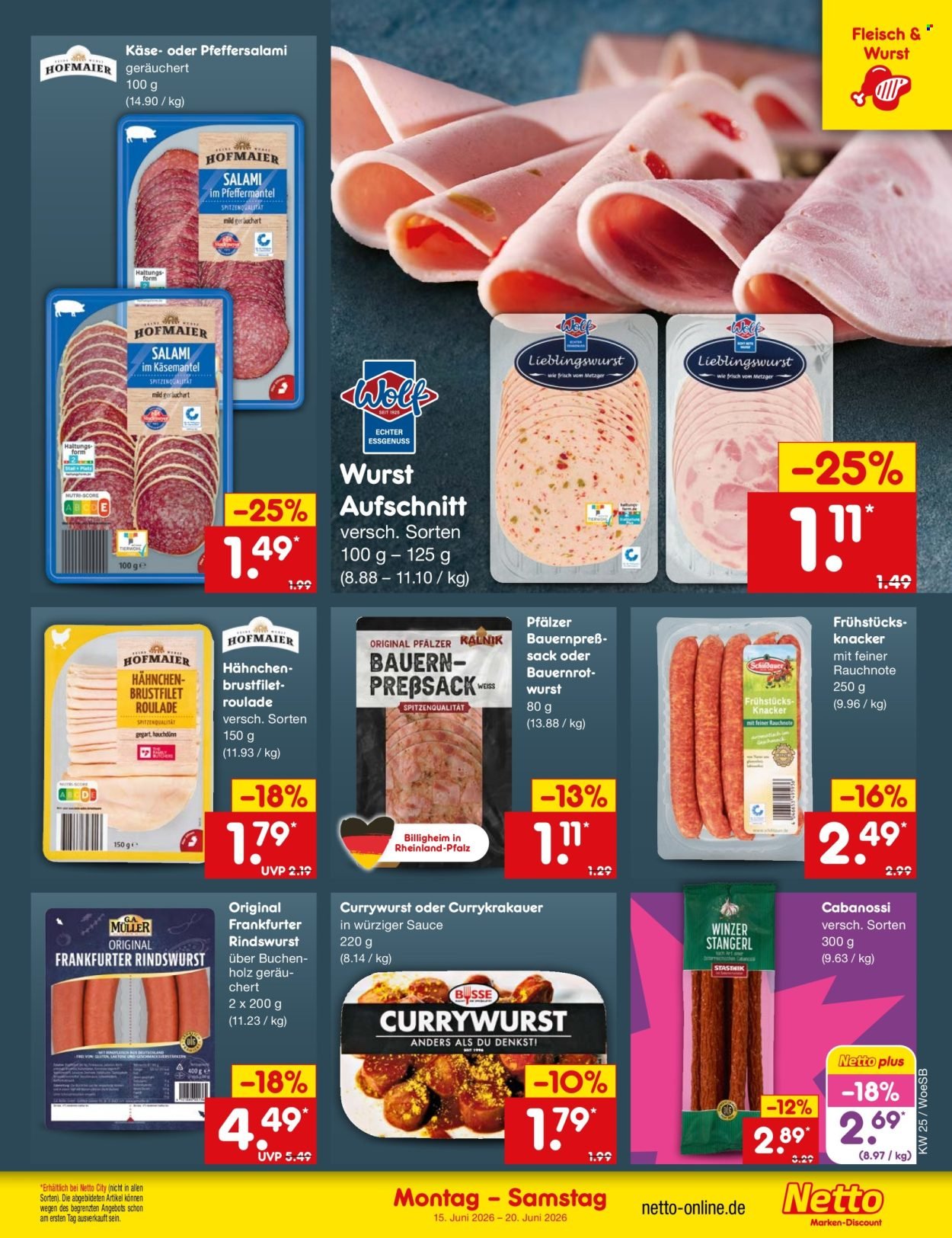 NETTO MARKEN-DISCOUNT Prospekt - Ab Montag 15.06.2026