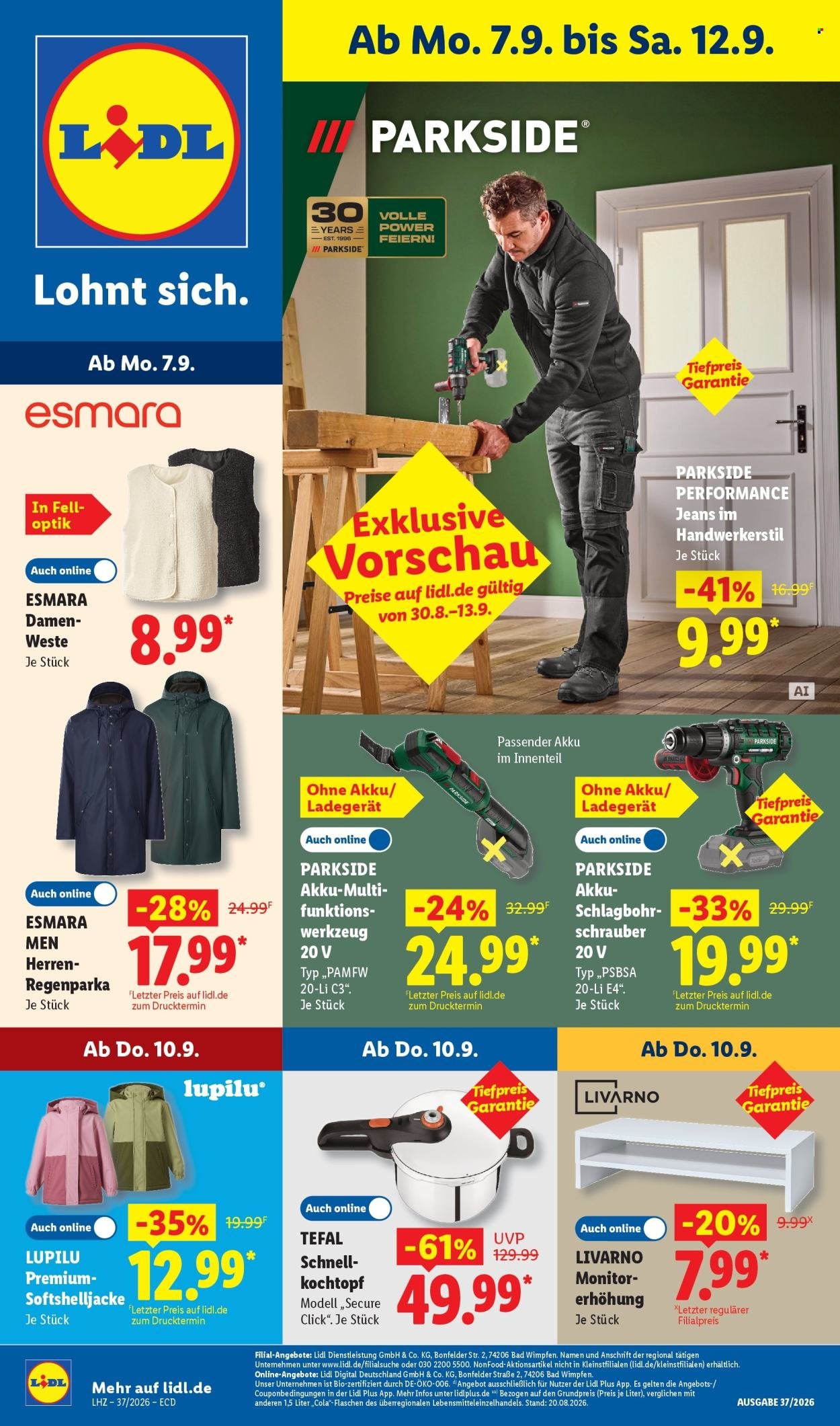 LIDL Prospekt - Ab Montag 7.09.2026