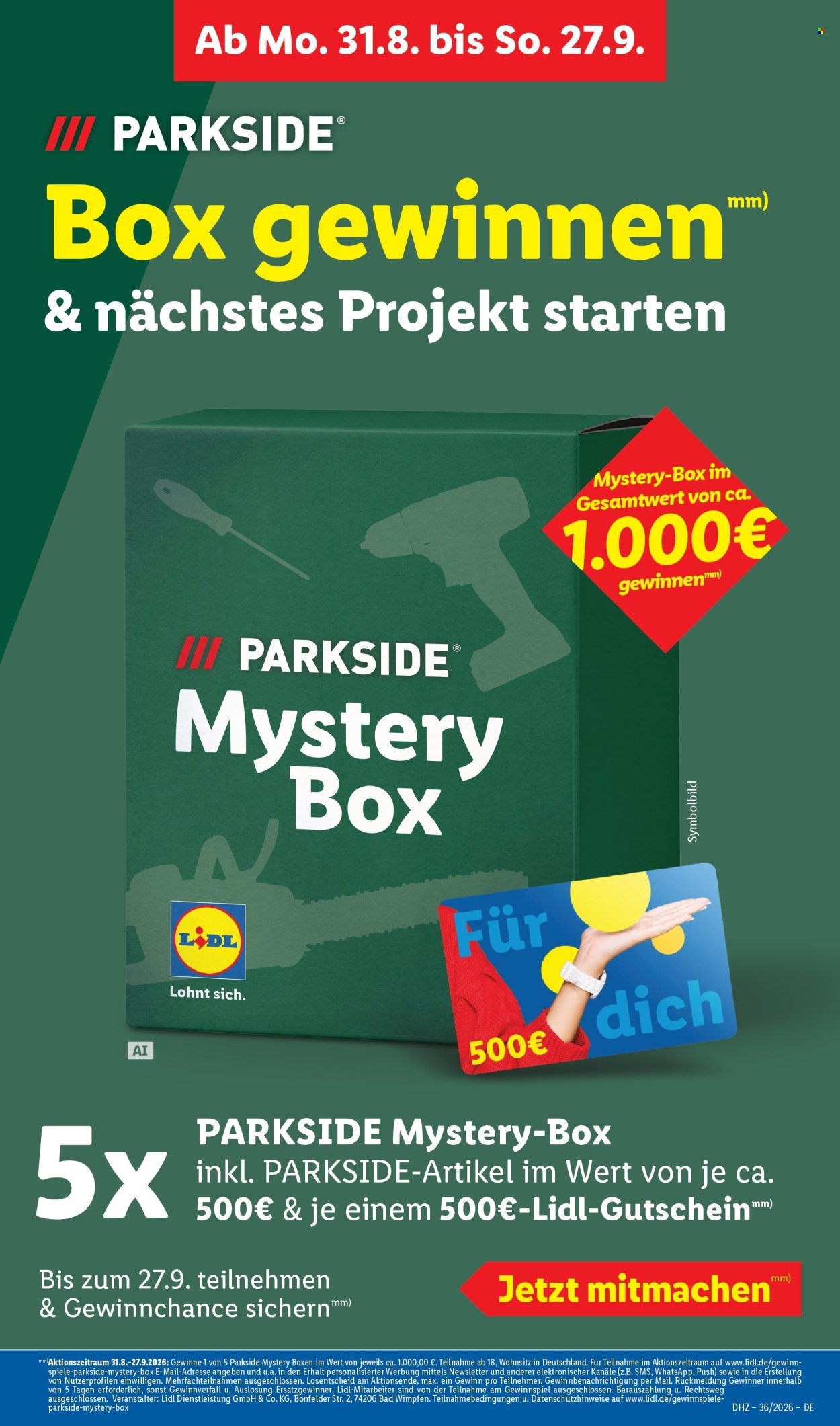 LIDL Prospekt - Ab Montag 7.09.2026