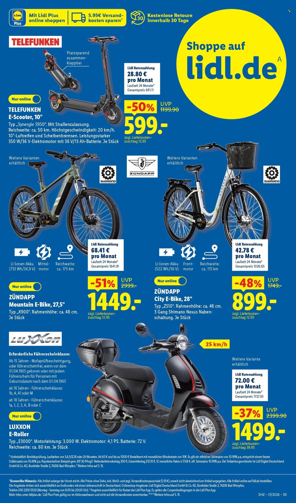 LIDL Prospekt - Ab Montag 7.09.2026