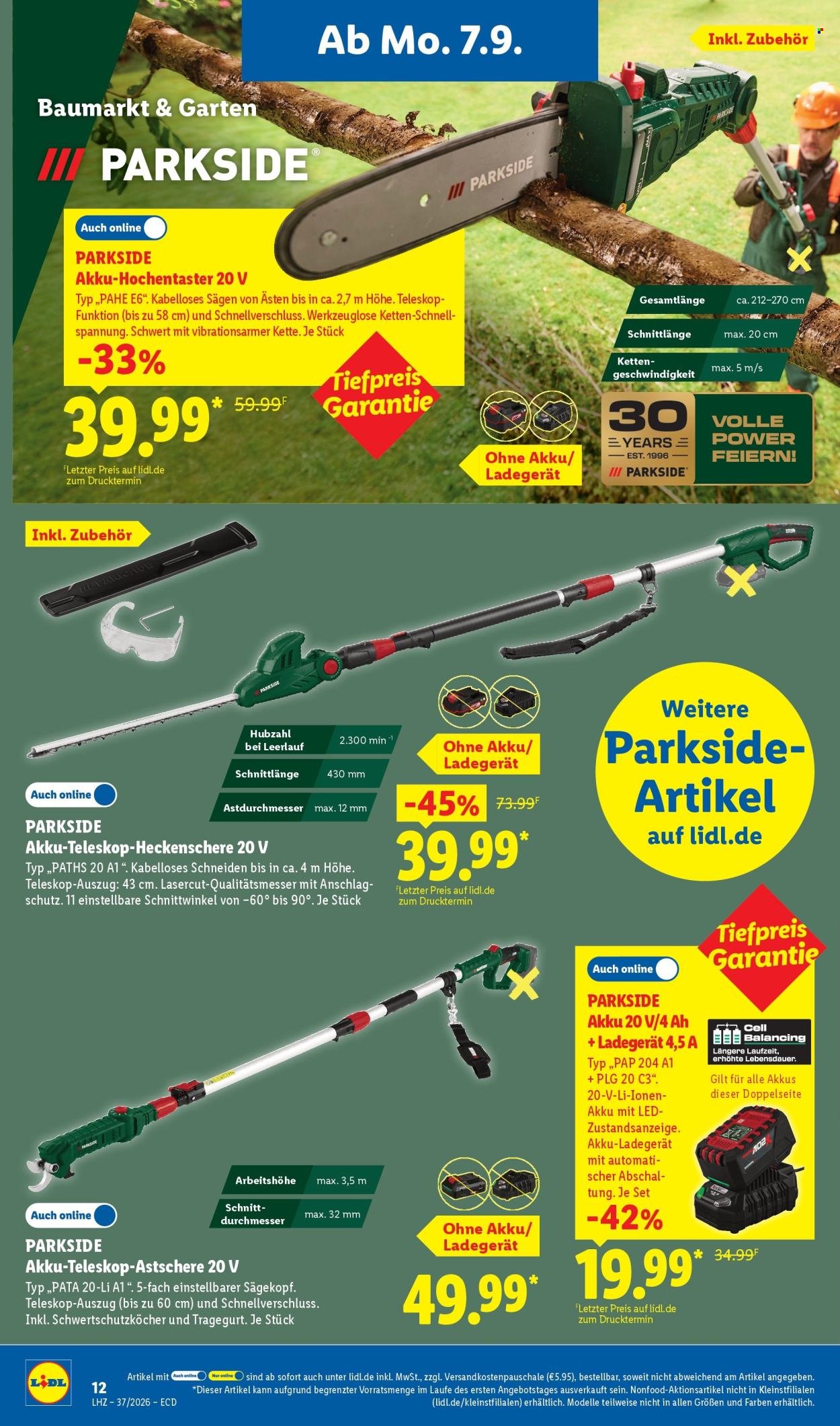 LIDL Prospekt - Ab Montag 7.09.2026