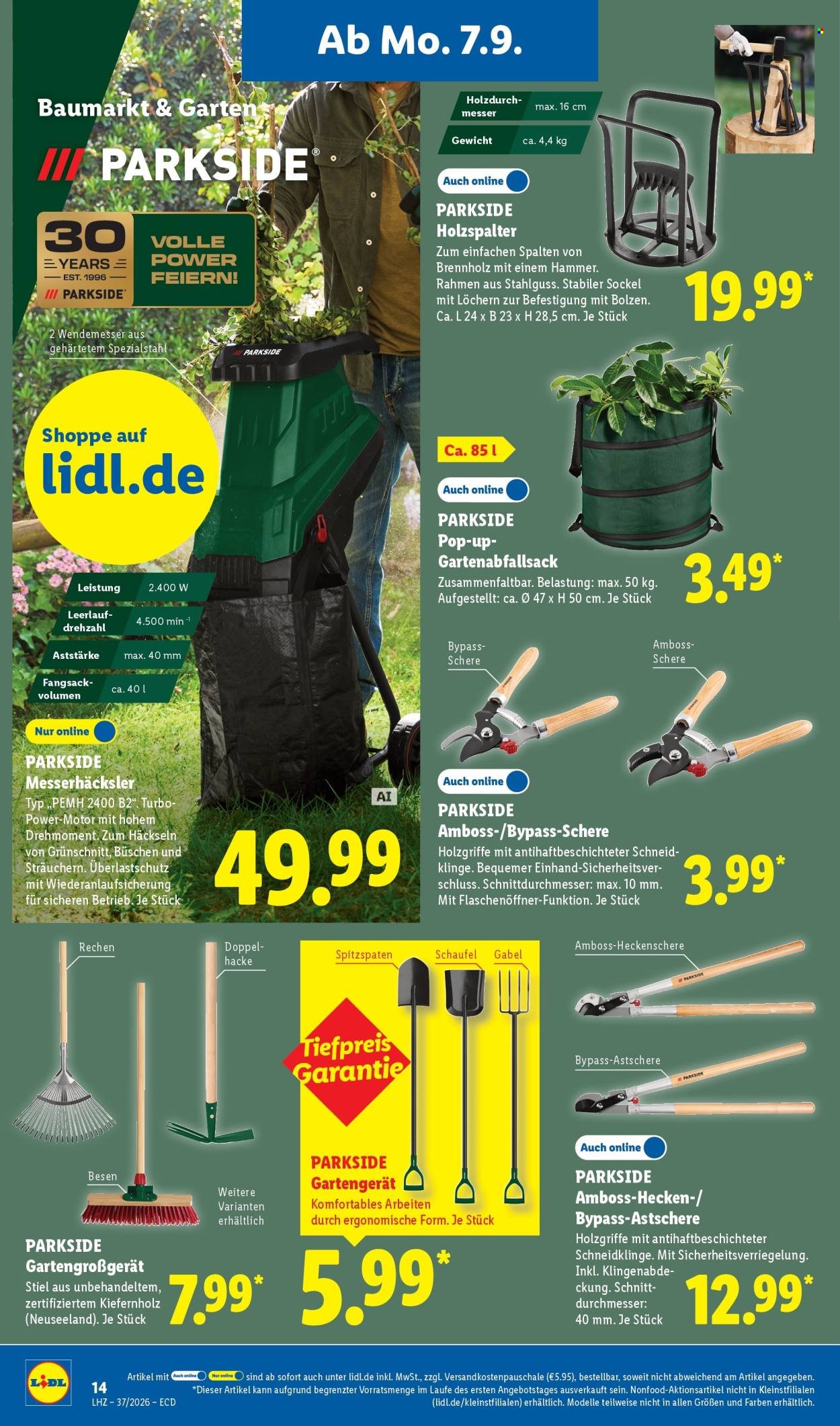 LIDL Prospekt - Ab Montag 7.09.2026