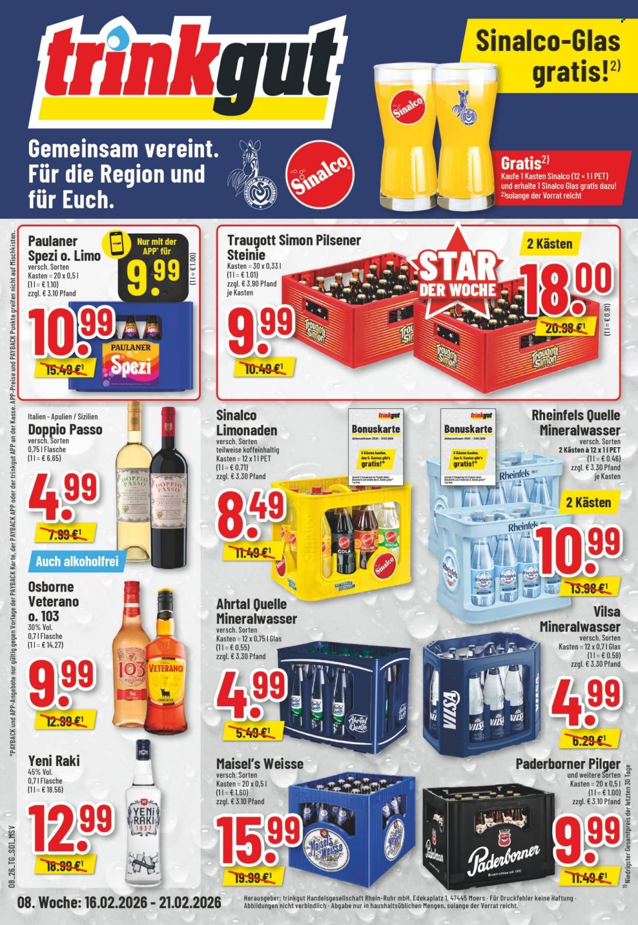 TRINKGUT Prospekt - Ab Montag 16.02.2026