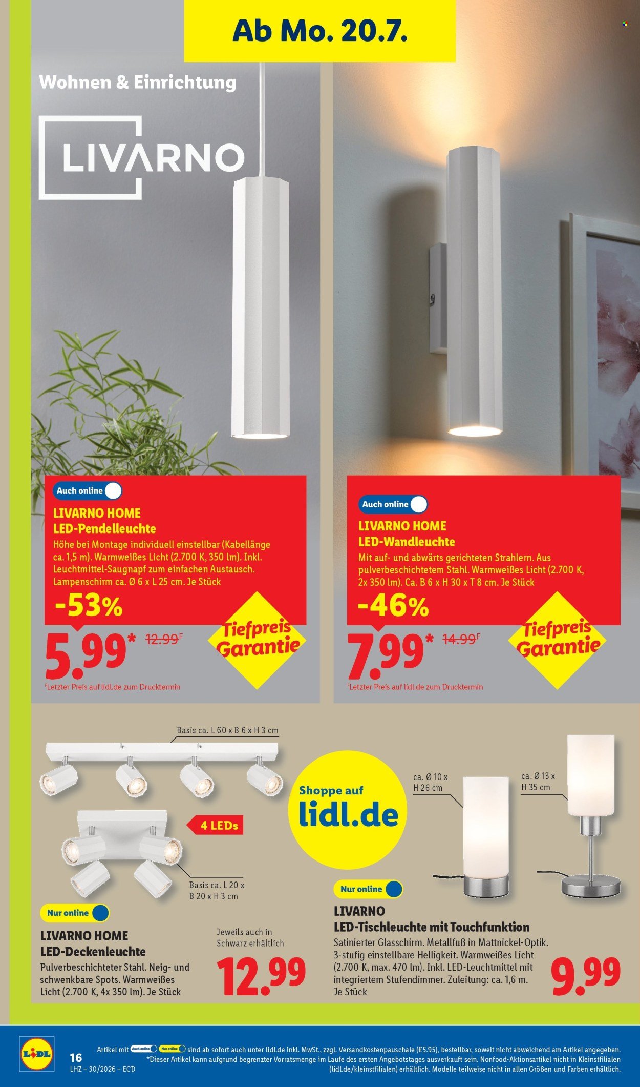 LIDL Prospekt - Ab Montag 20.07.2026