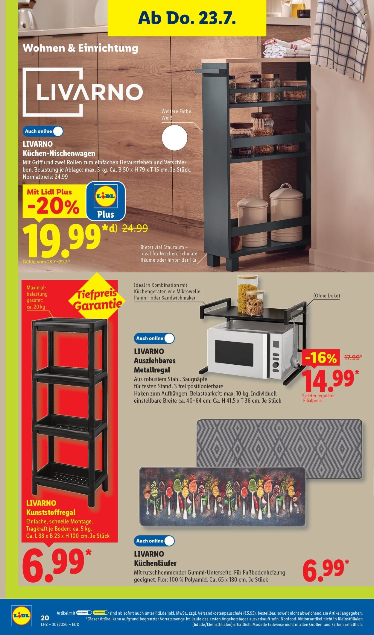 LIDL Prospekt - Ab Montag 20.07.2026