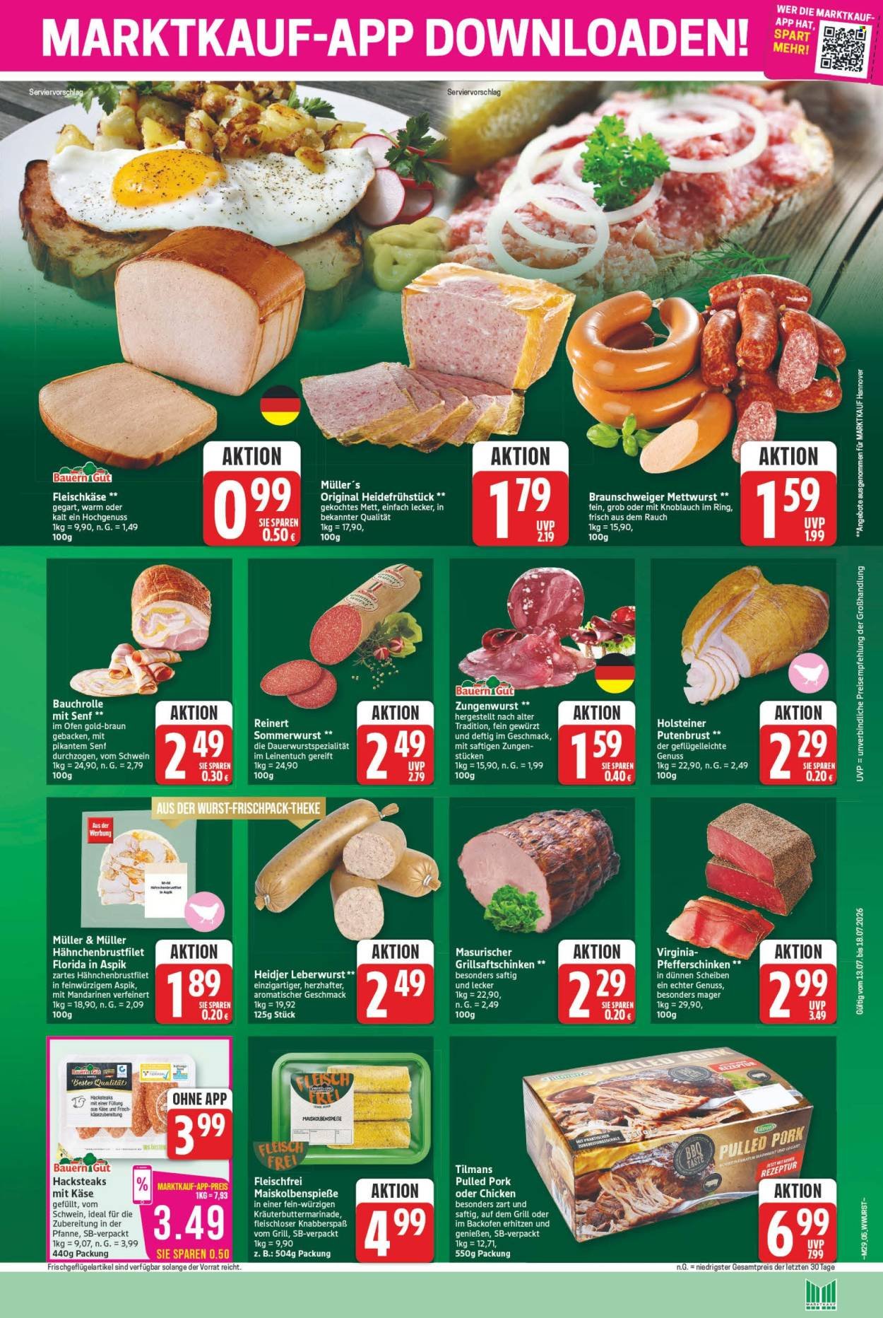 MARKTKAUF Prospekt - Ab Montag 13.07.2026