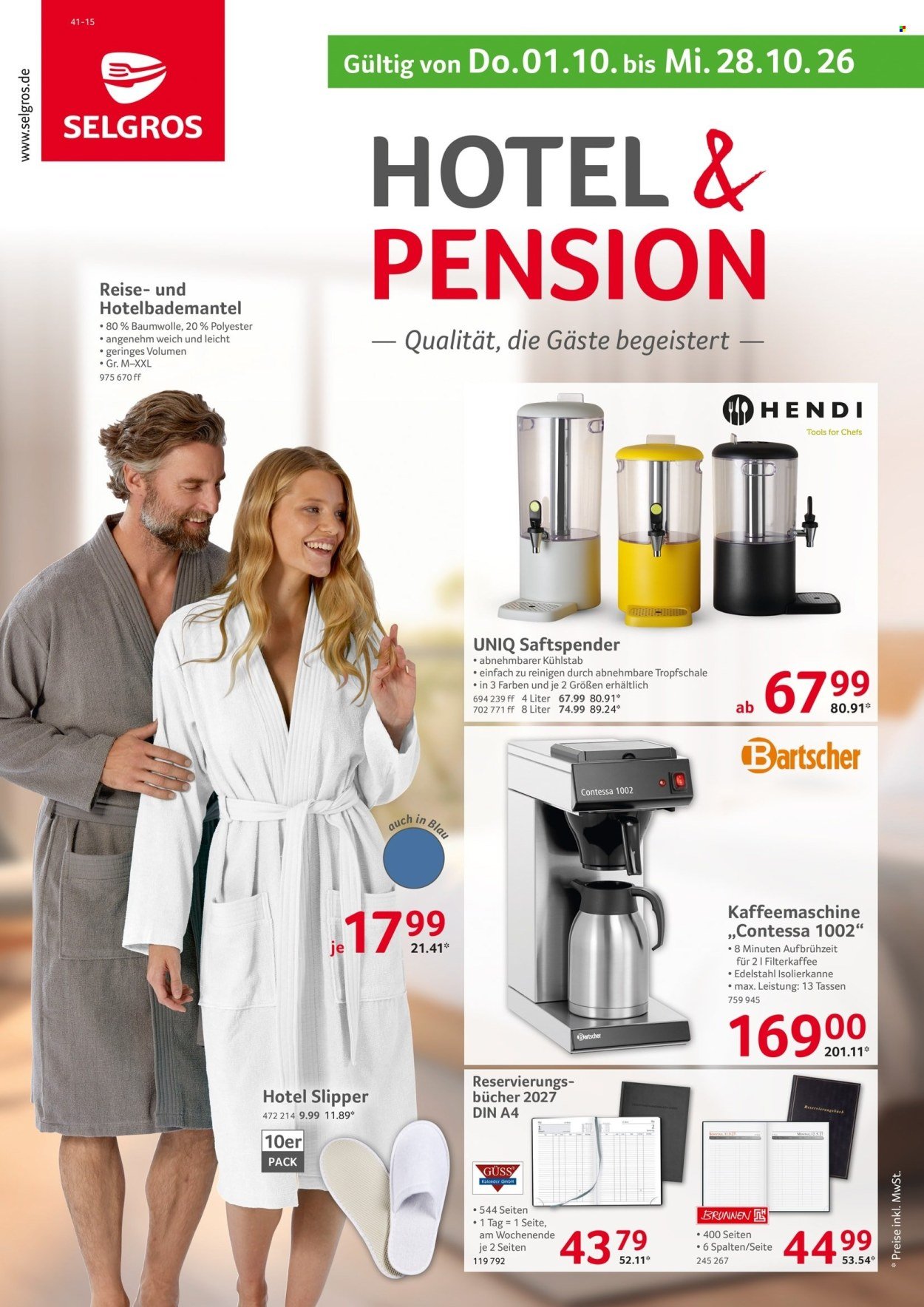 SELGROS Prospekt - Hotel & Pension
