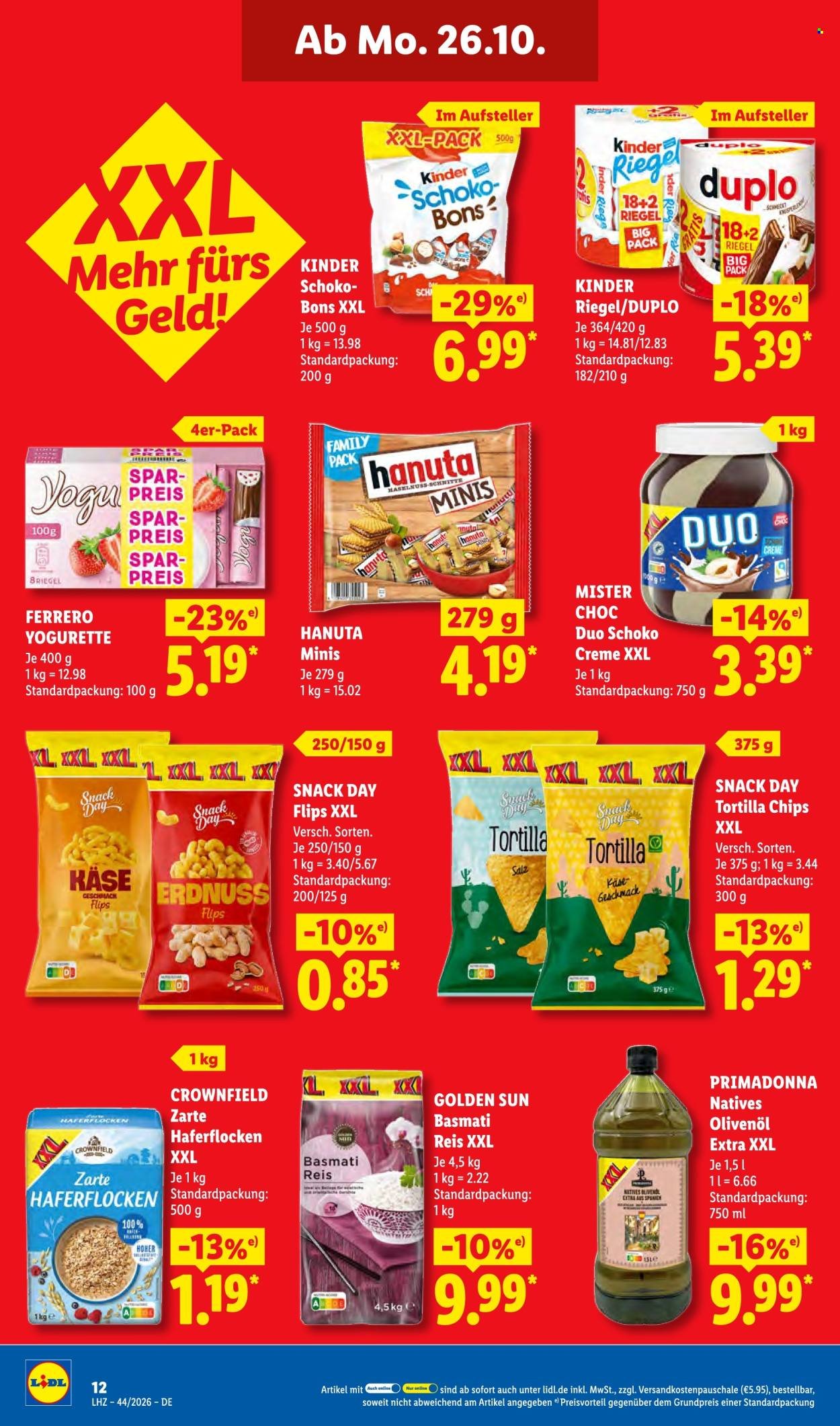 LIDL Prospekt - Ab Montag 26.10.2026