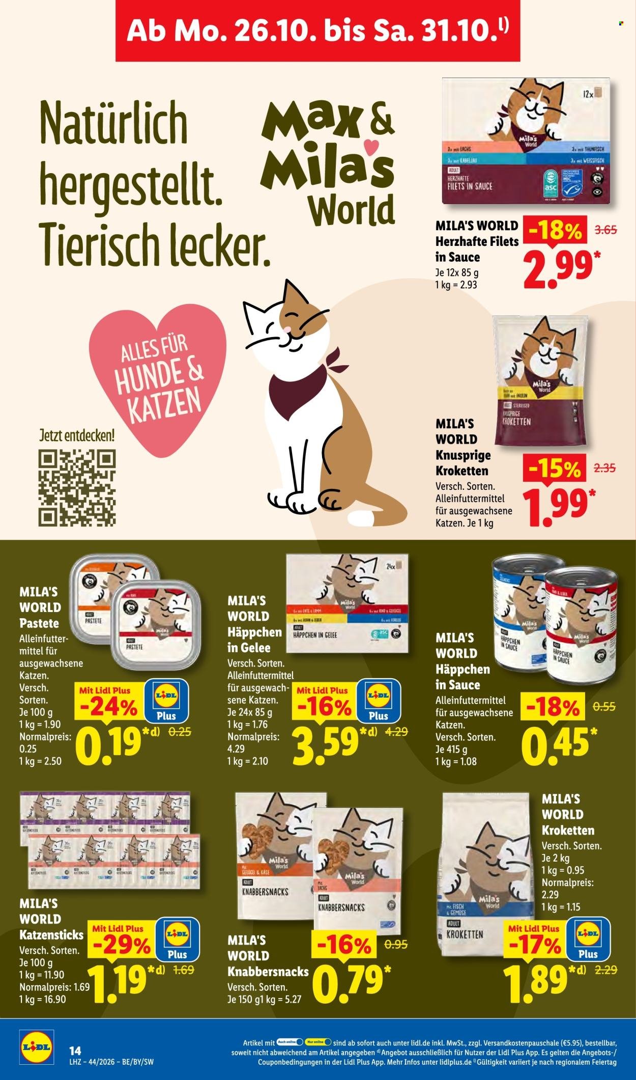 LIDL Prospekt - Ab Montag 26.10.2026