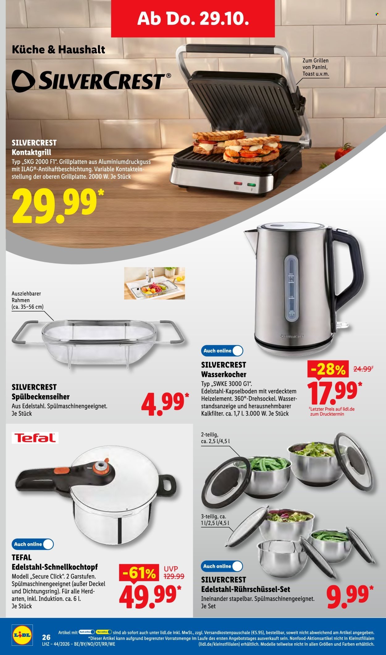 LIDL Prospekt - Ab Montag 26.10.2026